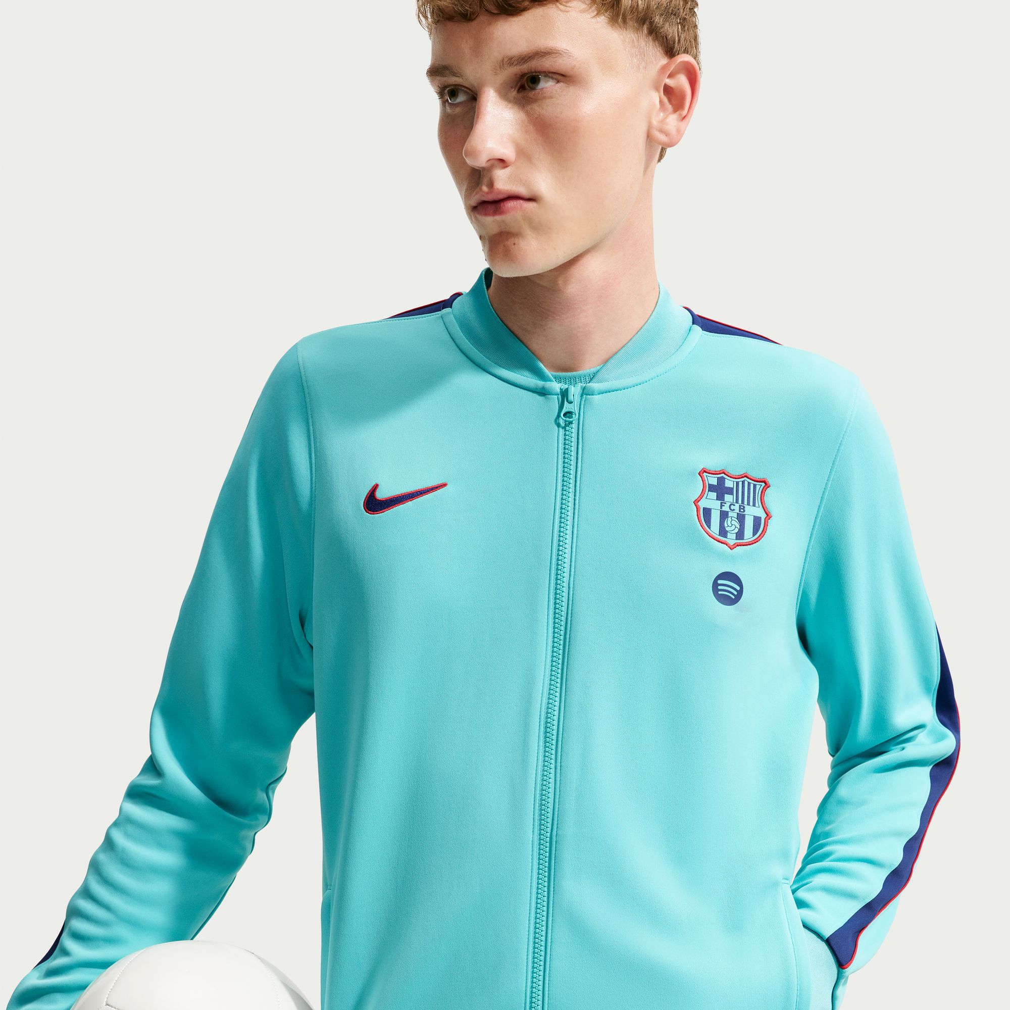 Nike FC Barcelona トレーニングウェア長袖 Nike Adult FC Barcelona Teal Third Training Jacket | Dick's