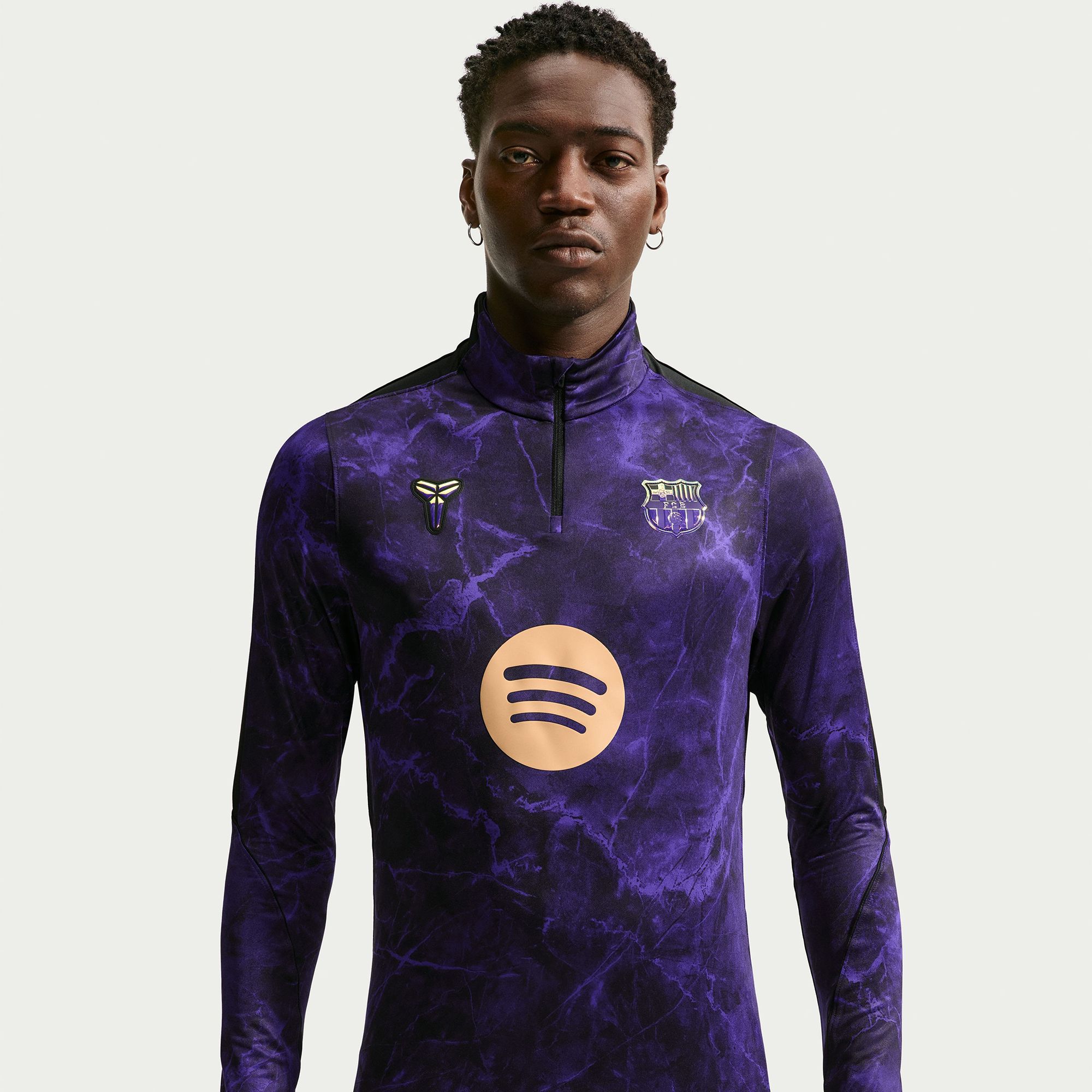 Nike Adult FC Barcelona x Kobe Away 1/4 Zip Prematch Jacket