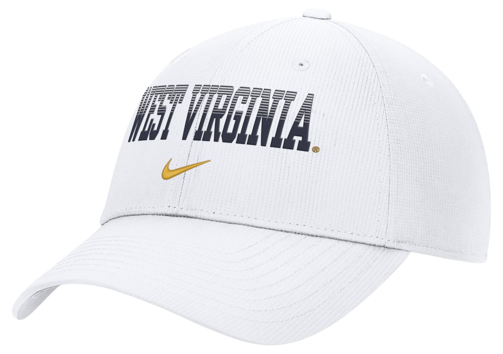 Nike Adult West Virginia Mountaineers White Dri-Fit Primetime