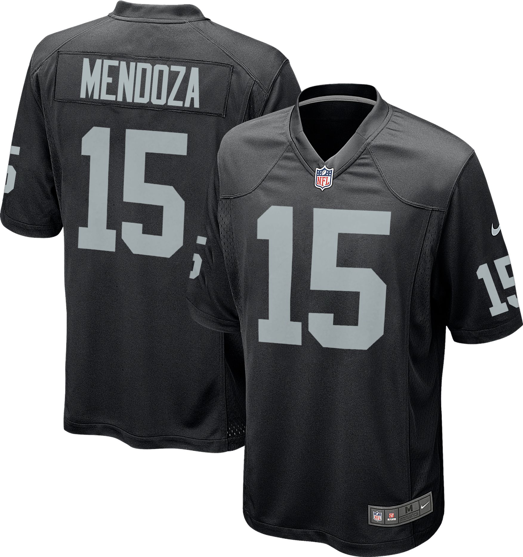 Nike Youth Las Vegas Raiders Fernando Mendoza #15 Black Game