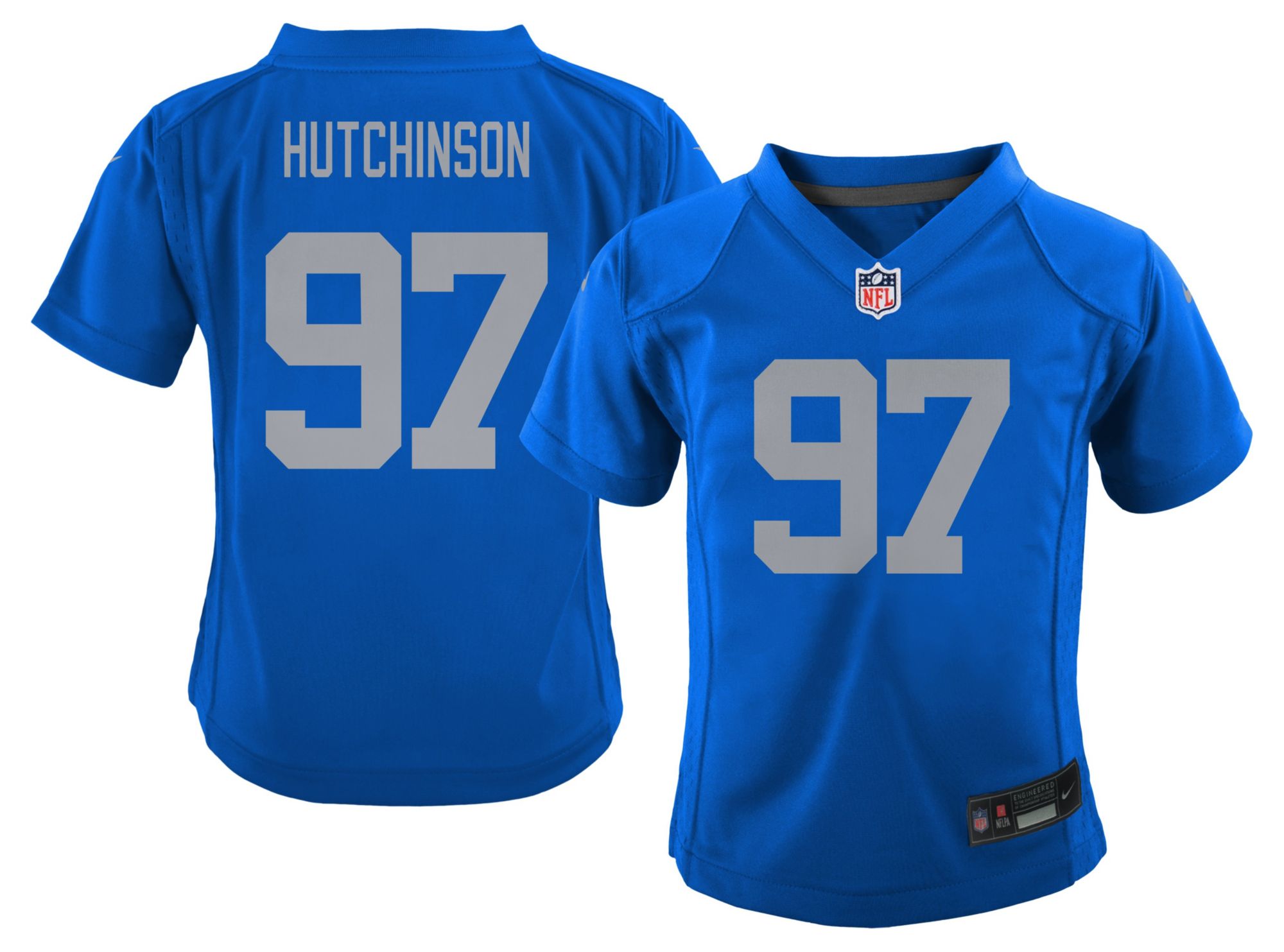 Nike Boys' Detroit Lions Aidan Hutchinson #97 Blue Spark Alternate