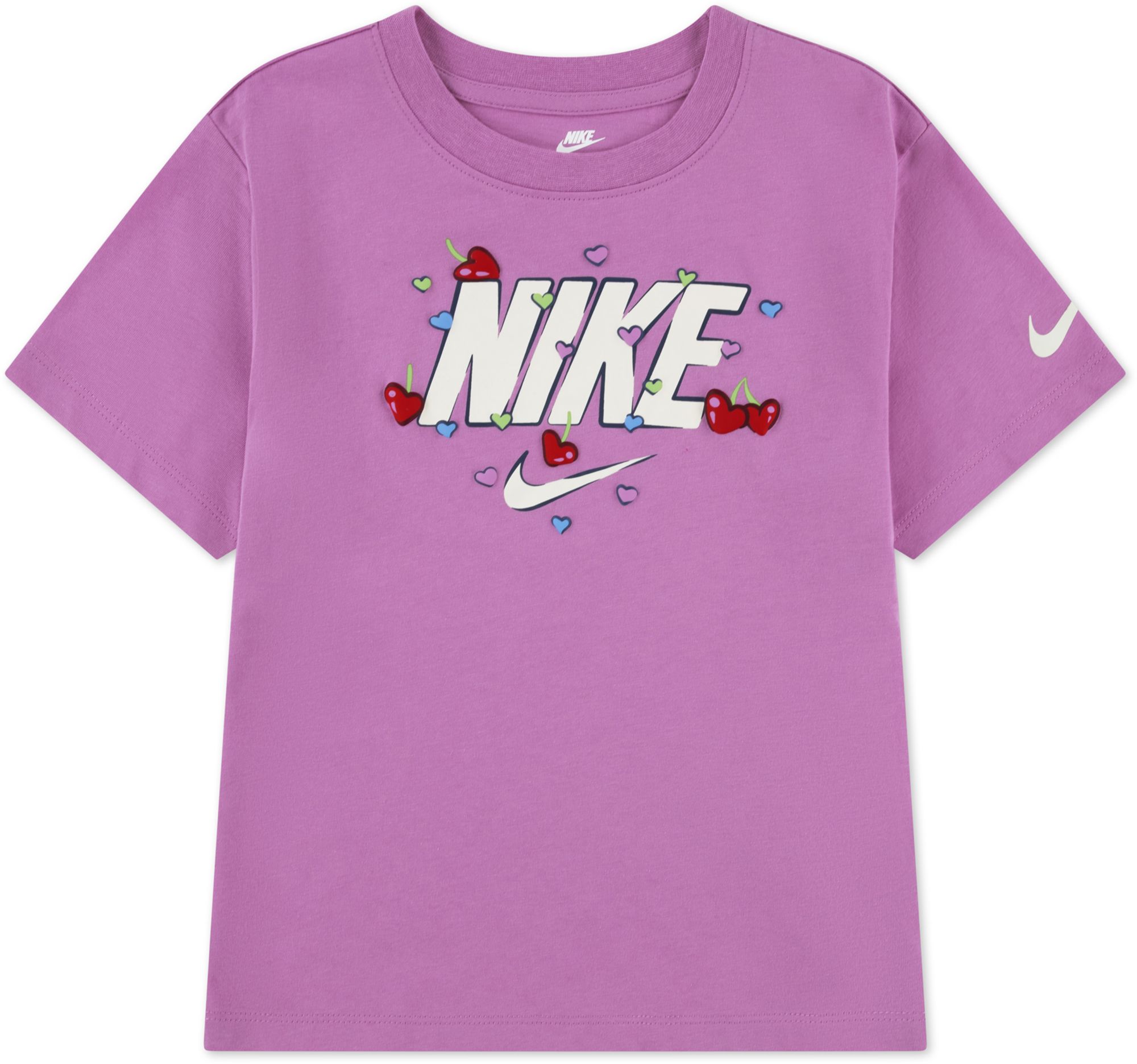 Nike Little Girls' Cherry Boxy T-Shirt | Dick's Sporting Goods