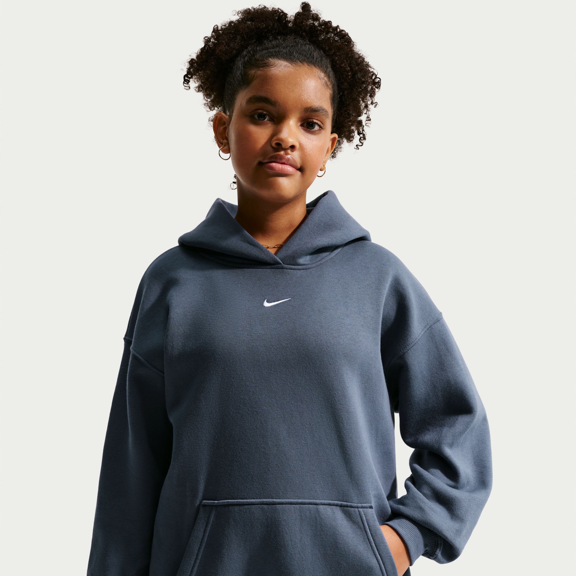 Nike Girls' Studio Fleece Oversized Hoodie | Dick's Sporting Goods