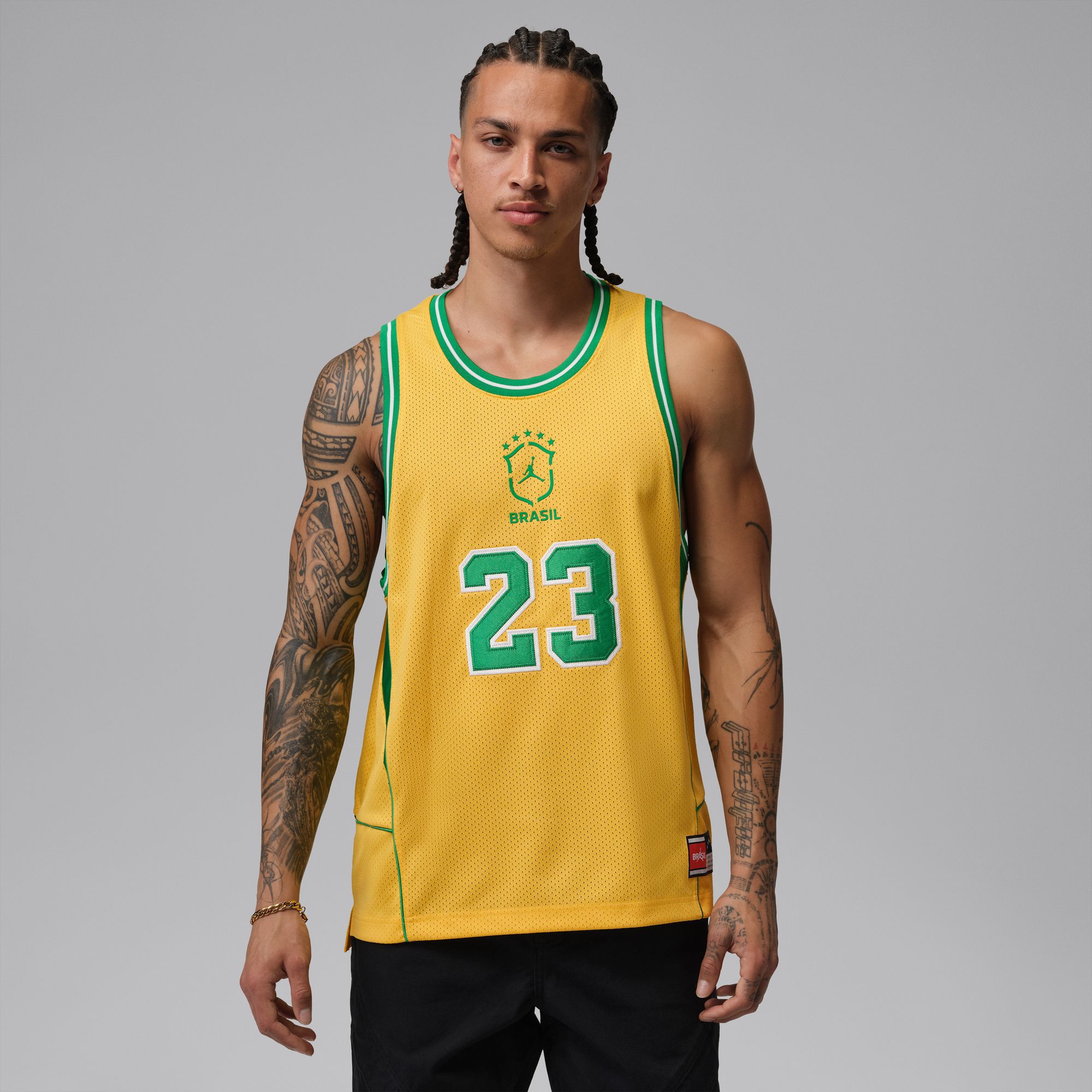 Jordan Men's Essentials Mesh Brazil Jersey | Dick's Sporting Goods