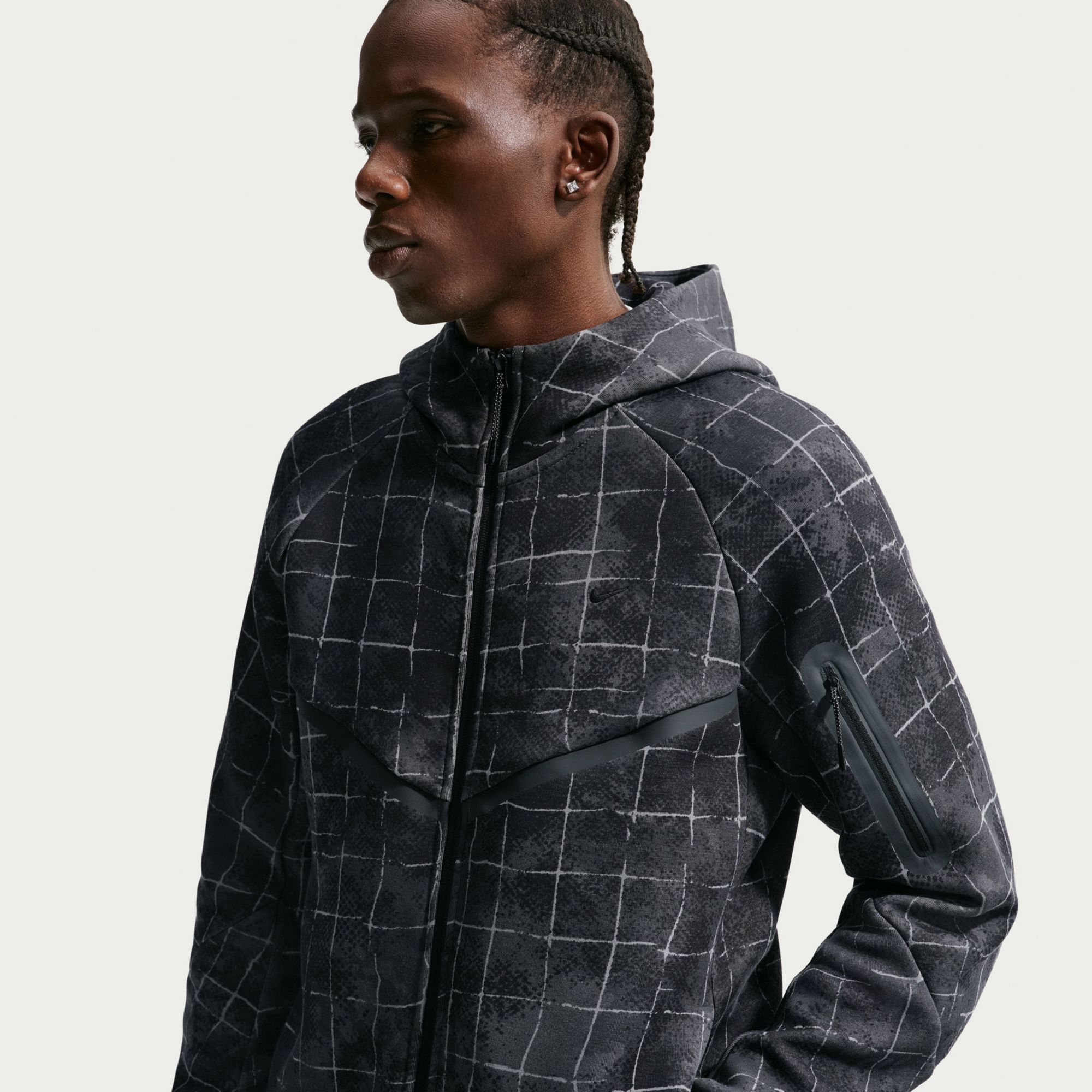 Nike Men's Tech Fleece Windrunner Full-Zip Printed Jacket