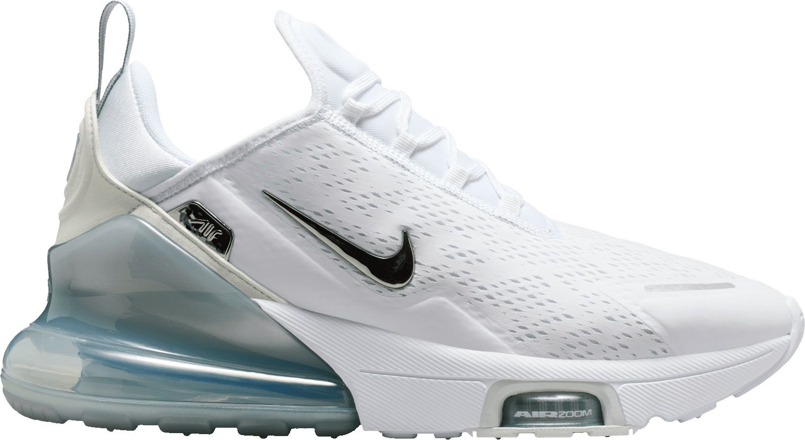 Nike Air Max 270 Premium Running Mens Size 10 Sail Light Khaki Silver Nike Air Max 270 Mens Running Shoes White Brown FQ8830-247  main image 4