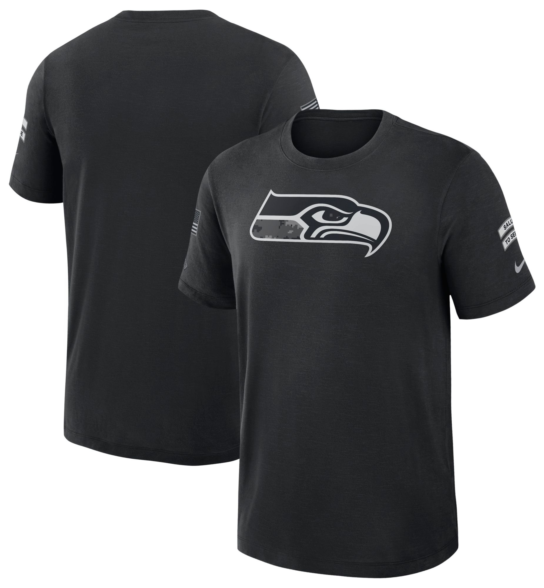 Nike Men's Seattle Seahawks Salute To Service 2026 Slub T-Shirt