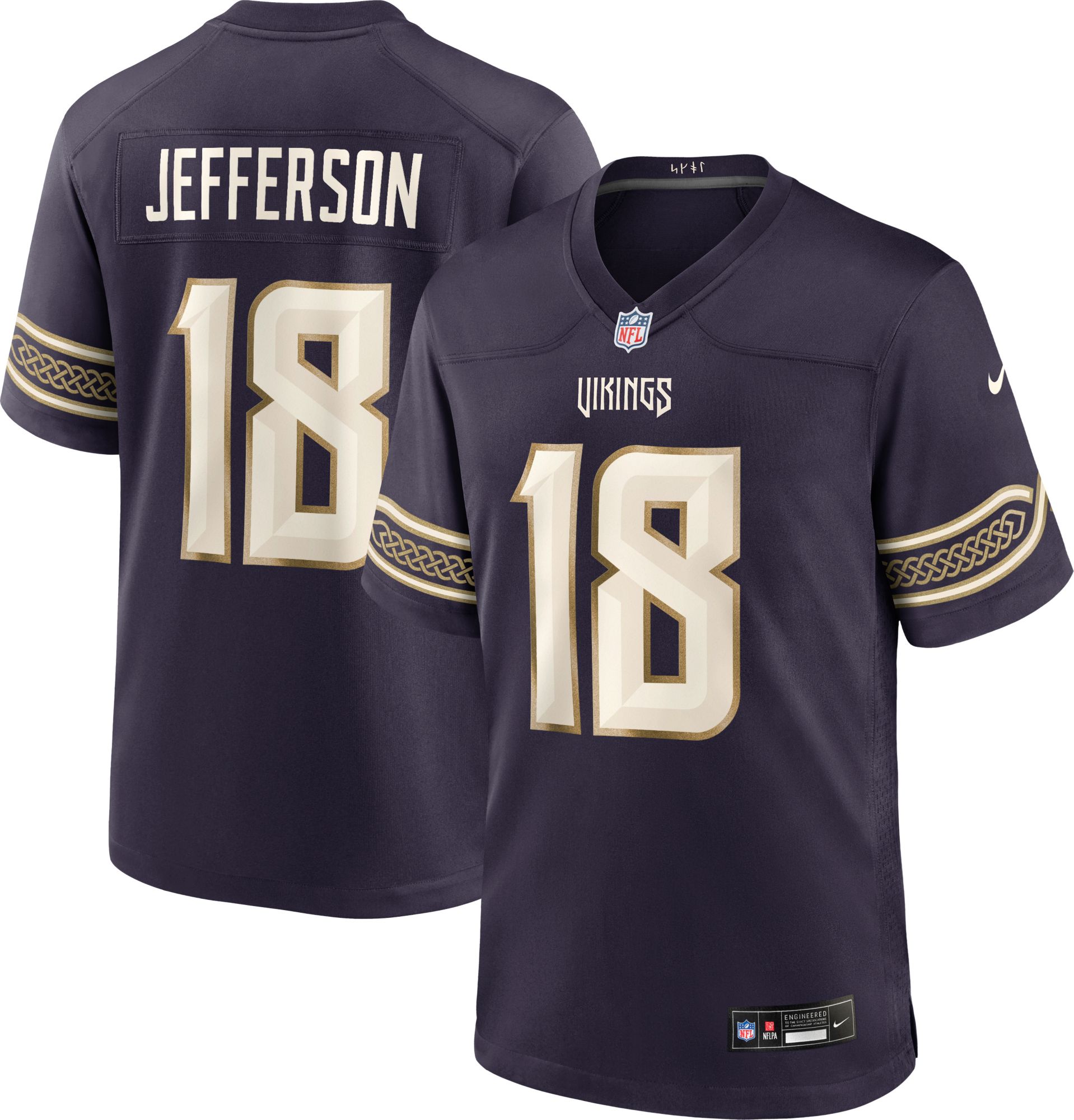 Nike Men's Minnesota Vikings Justin Jefferson NFL Rivalries Game