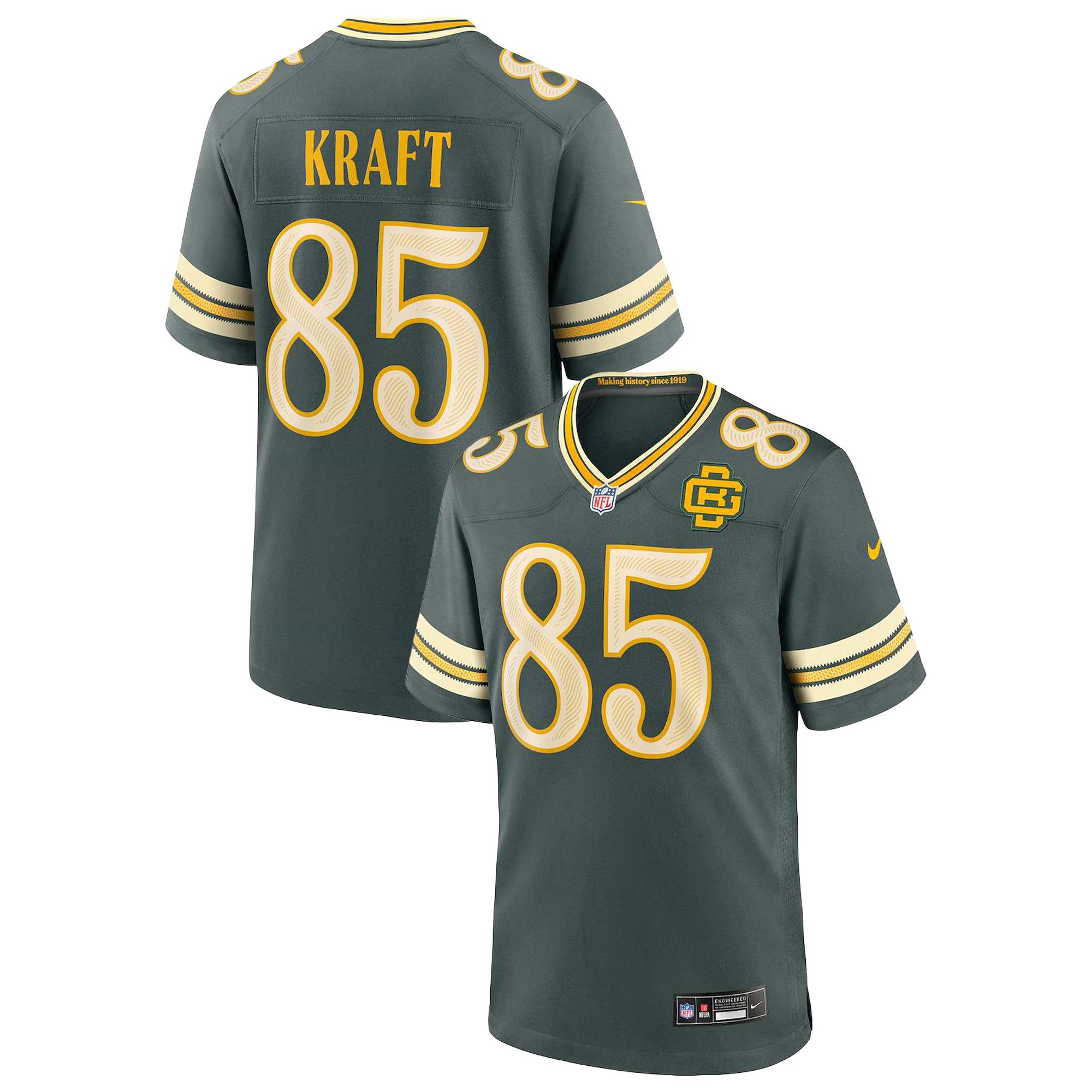 Nike Men's Green Bay Packers Tucker Kraft NFL Rivalries Game