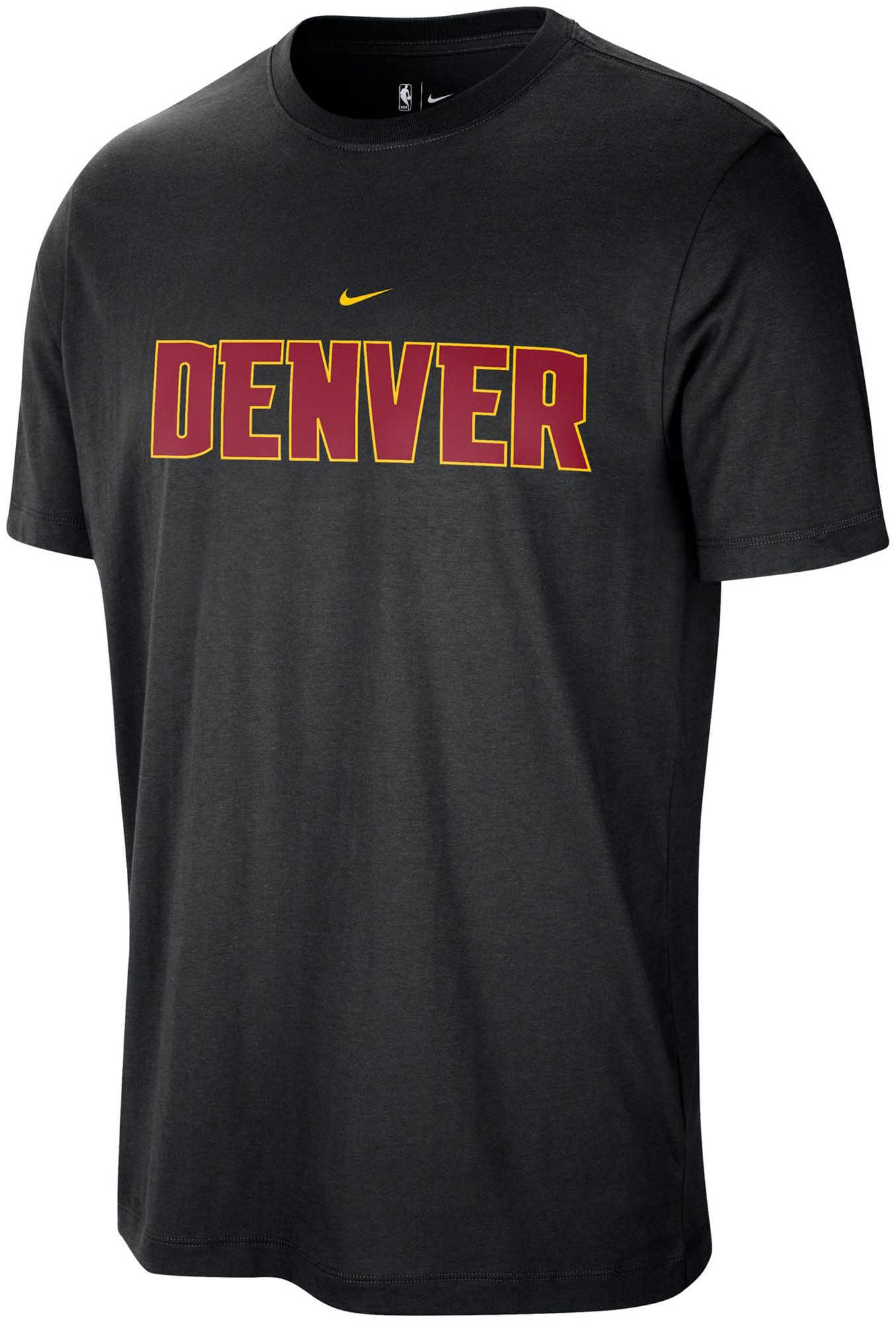 Nike Men's Denver Nuggets Black Wordmark T-Shirt | Dick's Sporting