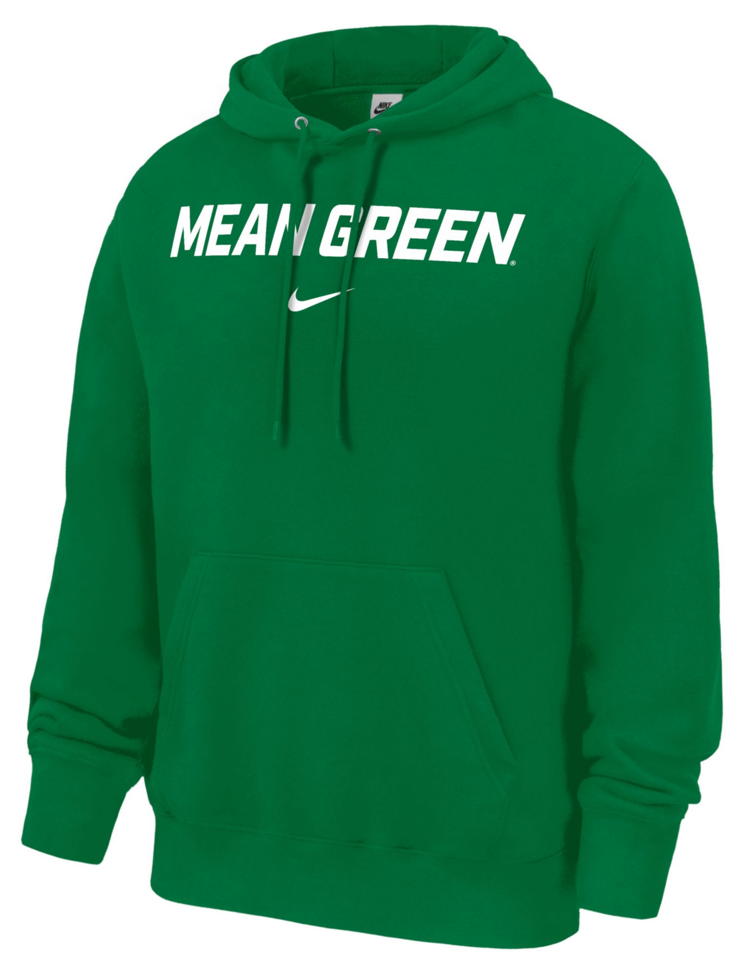 Nike Men's North Texas Mean Green Green Club Fleece Hoodie