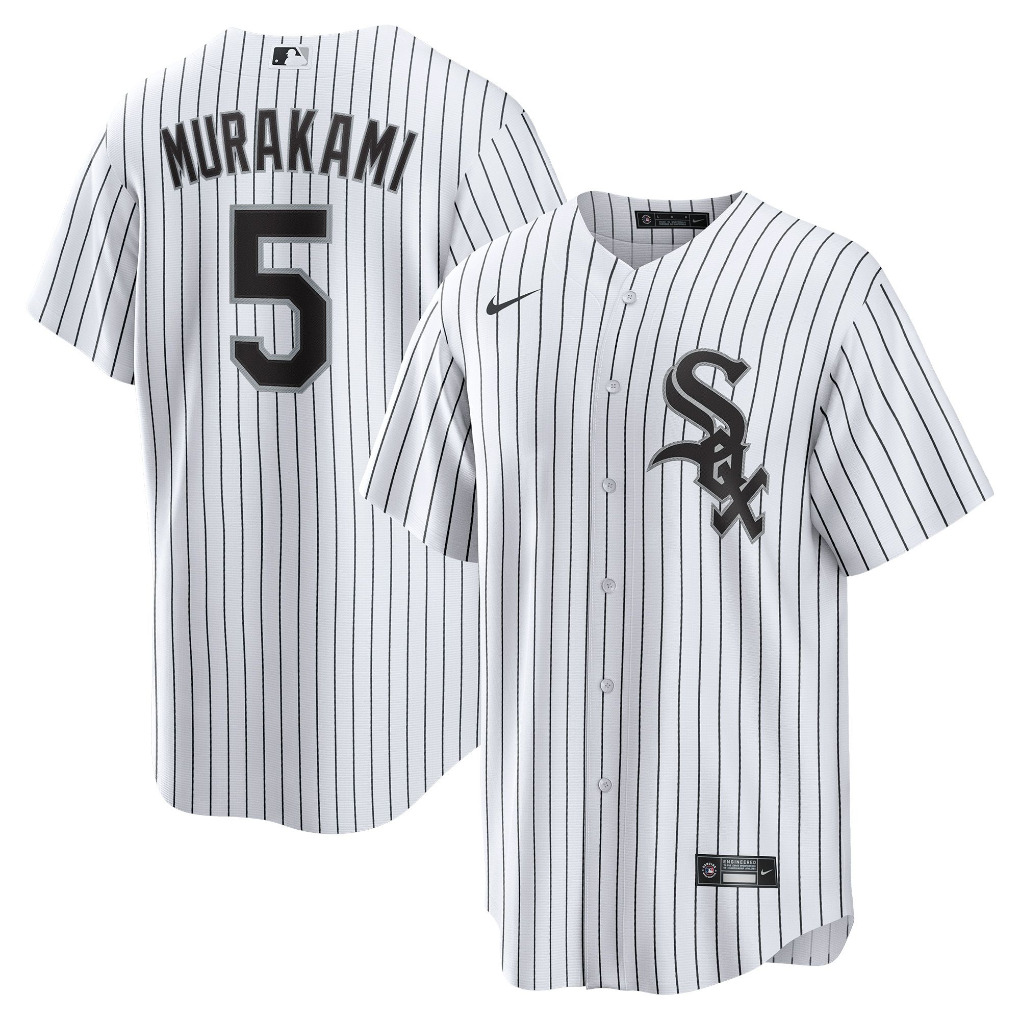 Nike Men's Chicago White Sox White Munetaka Murakami #5 Home