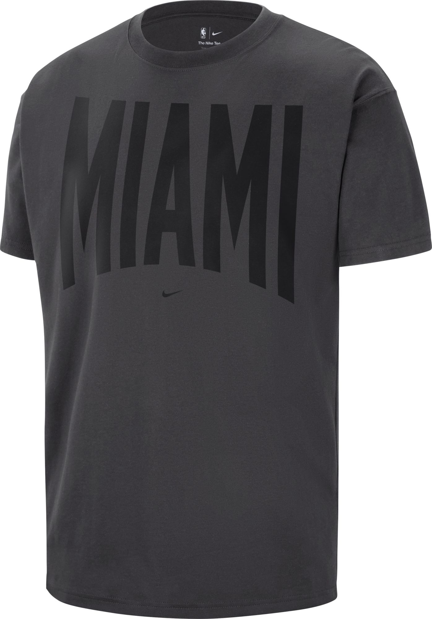 Nike Adult Miami Heat Worn With Obsession Travel Peak T-Shirt