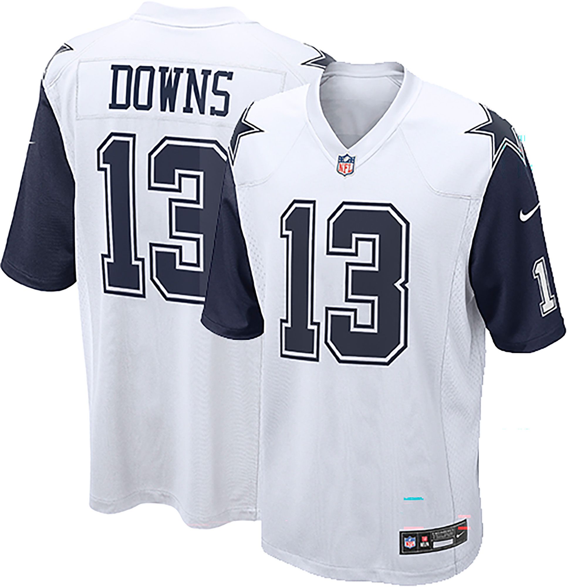 Nike Men's Dallas Cowboys White Caleb Downs #13 Alternate Game