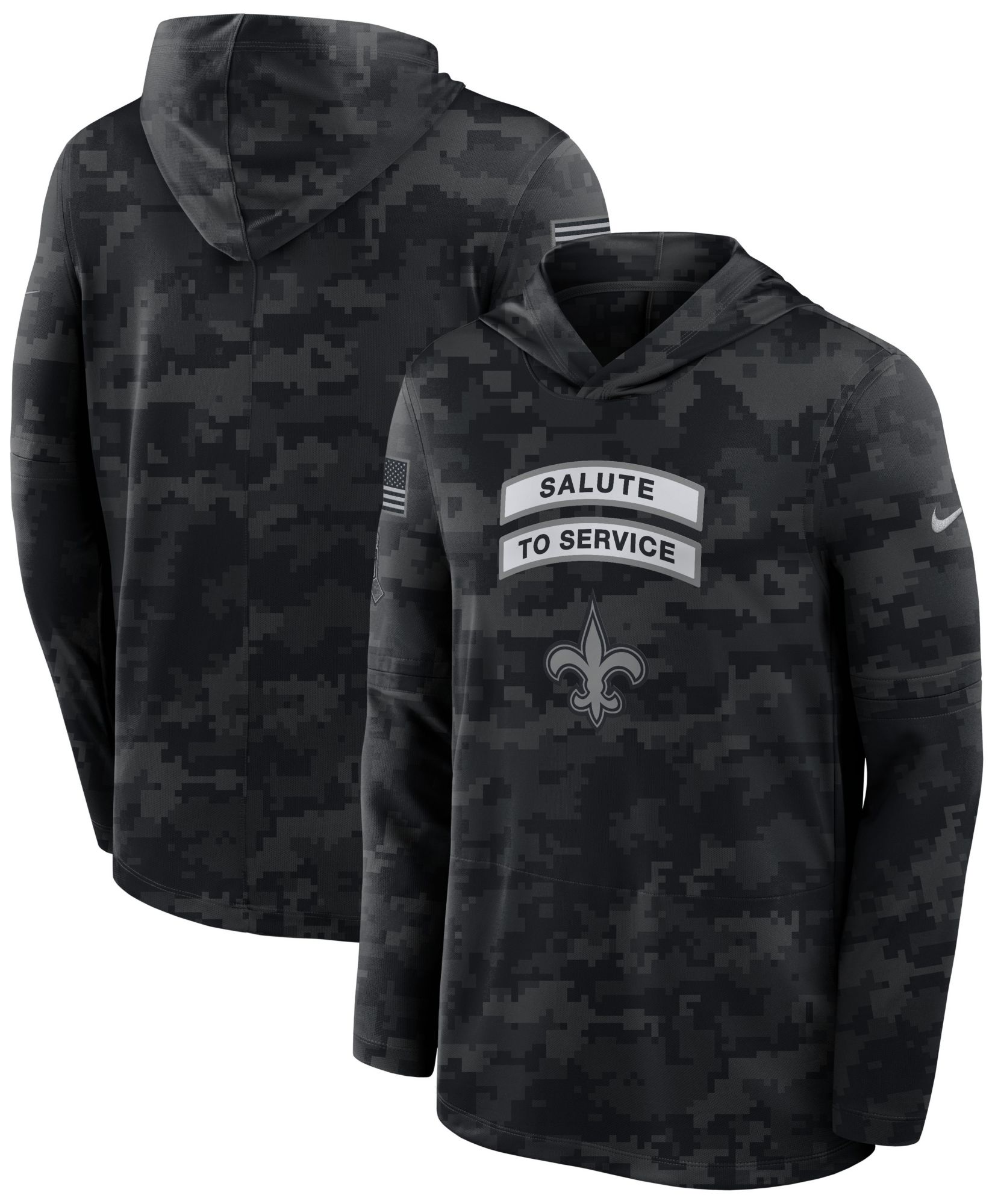 Nike Men's New Orleans Saints Salute To Service 2026 Hooded Long