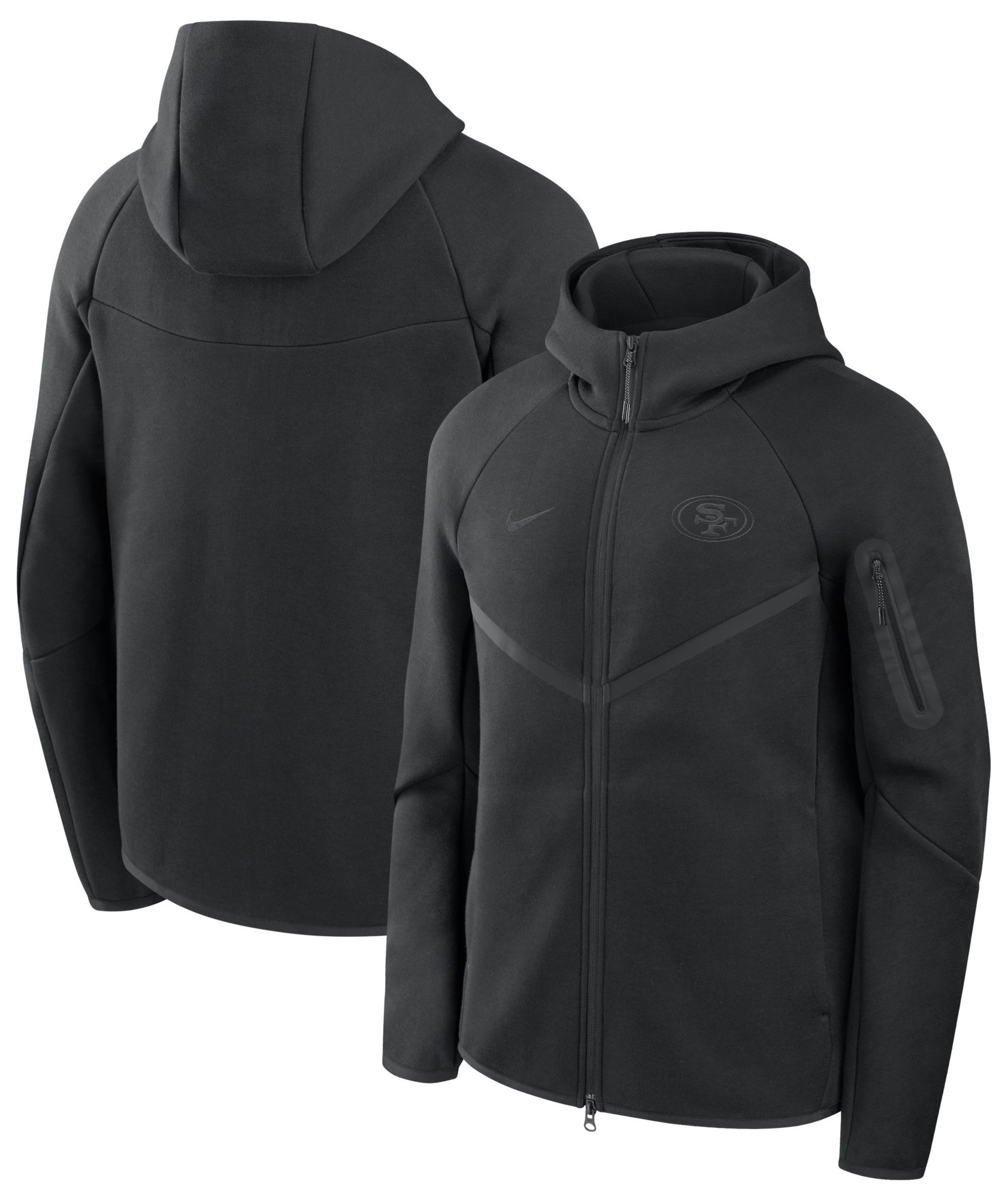 Nike Men's San Francisco 49ers Tech Fleece Full-Zip Hoodie