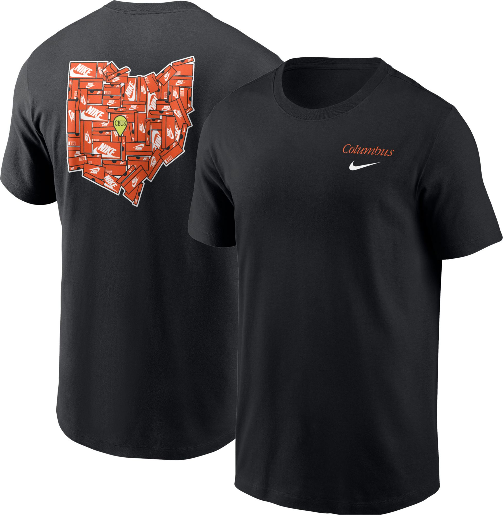Nike Men's Columbus Black Core Cotton Shoebox T-Shirt | Dick's