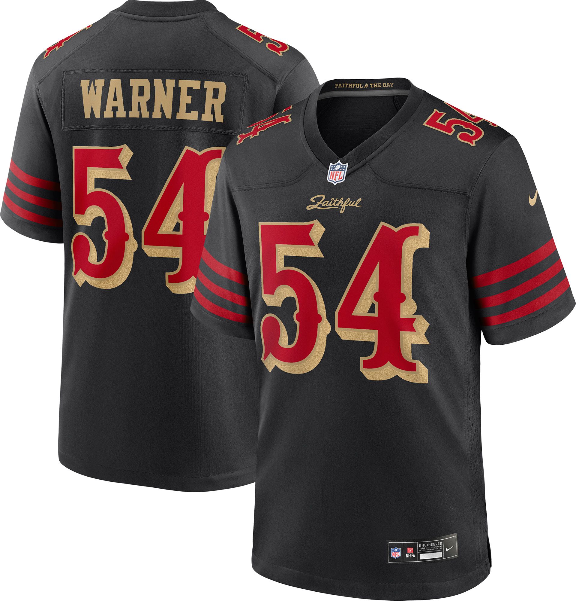 Nike Men's San Francisco 49ers Fred Warner #54 NFL Rivalries Game
