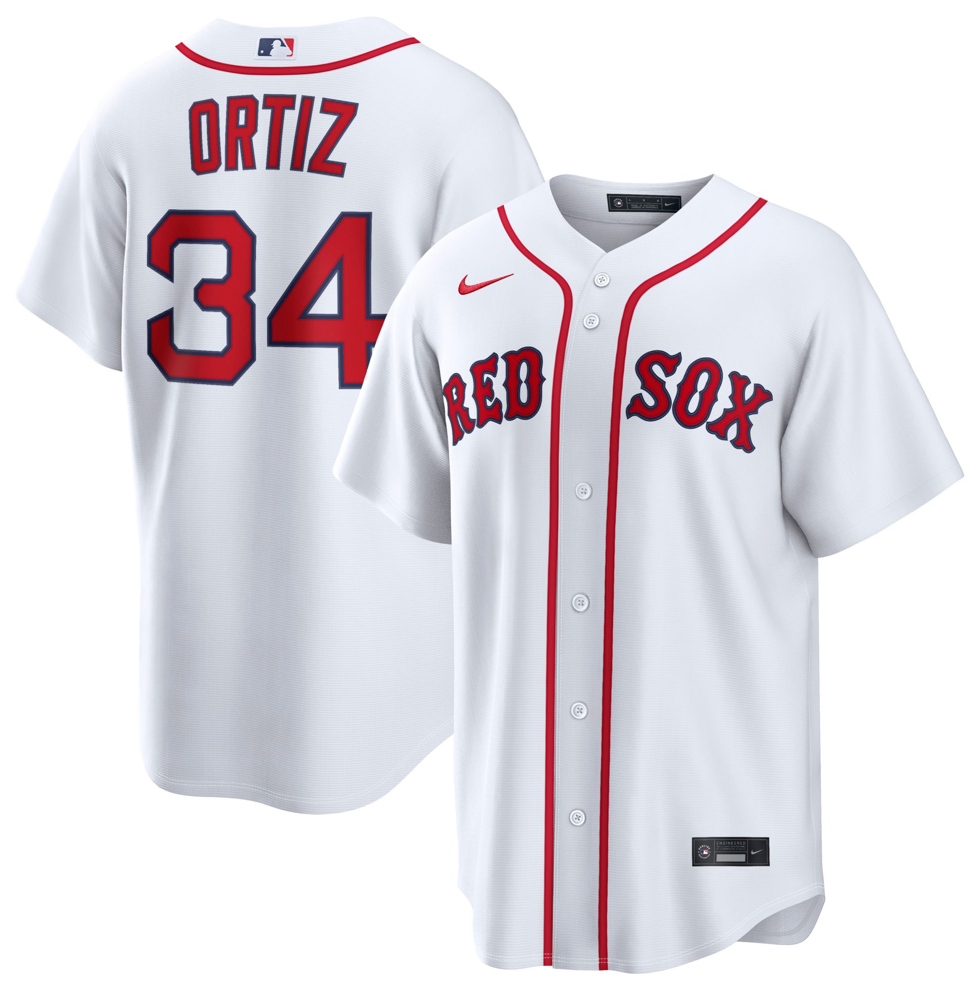 Nike Men's Boston Red Sox David Ortiz Home Replica Jersey | Dick's