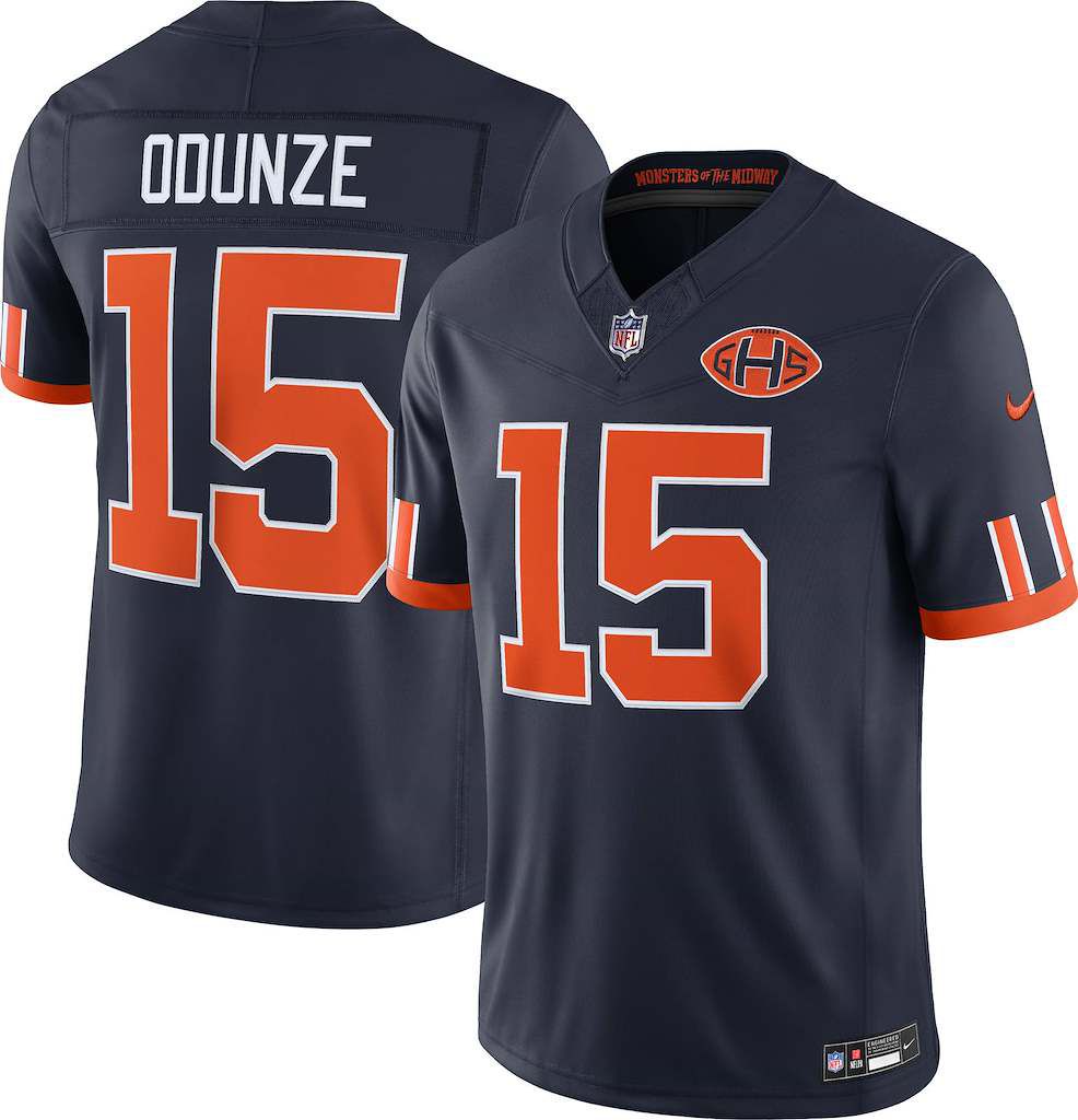 Nike Men's Chicago Bears Rome Odunze NFL Rivalries Limited Jersey