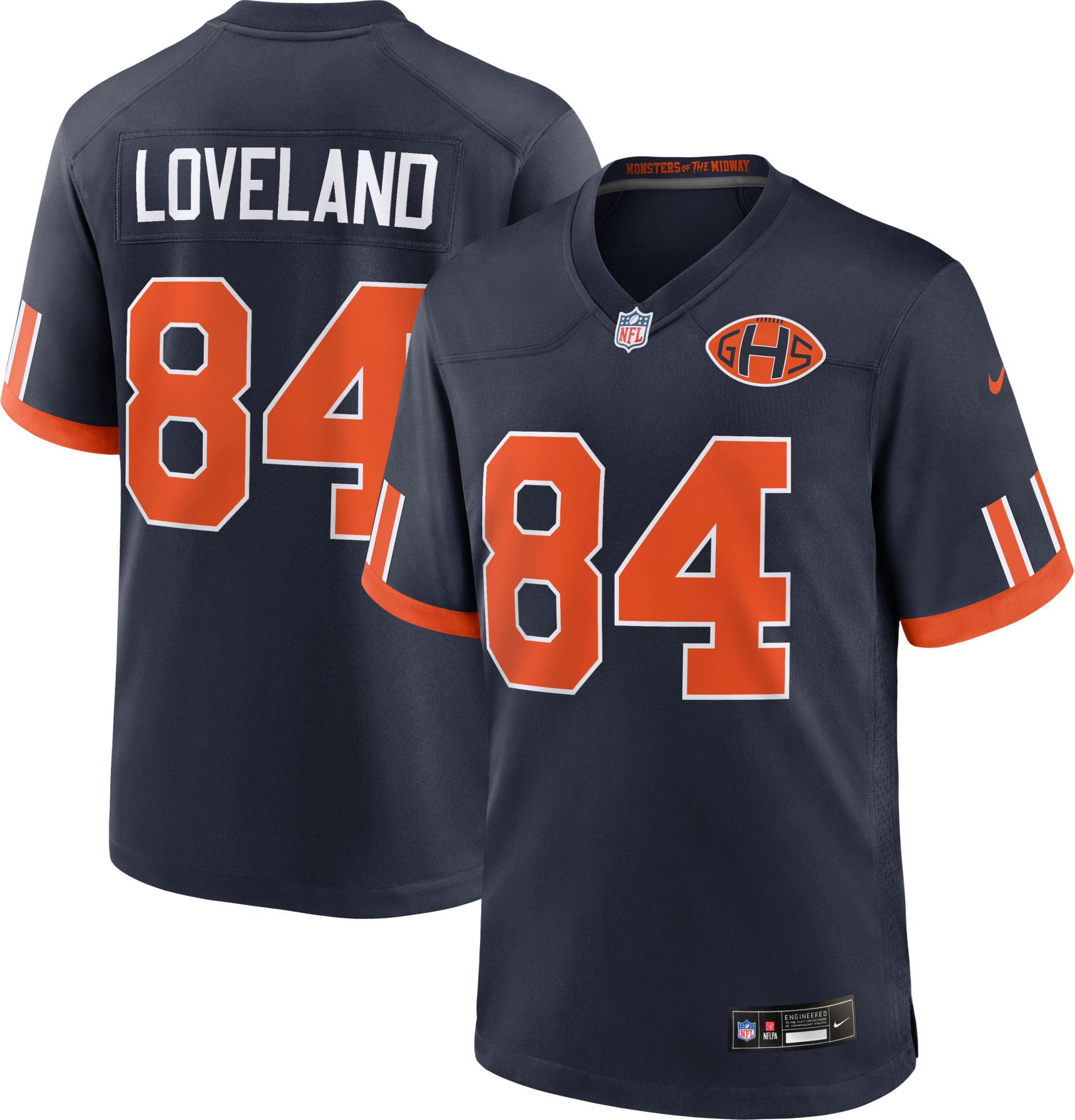 CALEE エイチダブリュードッグ Tシャツ　ルードギャラリー ネイバーフッド Chicago Bears Colston Loveland NFL Rivalries Game Jersey | Dick's