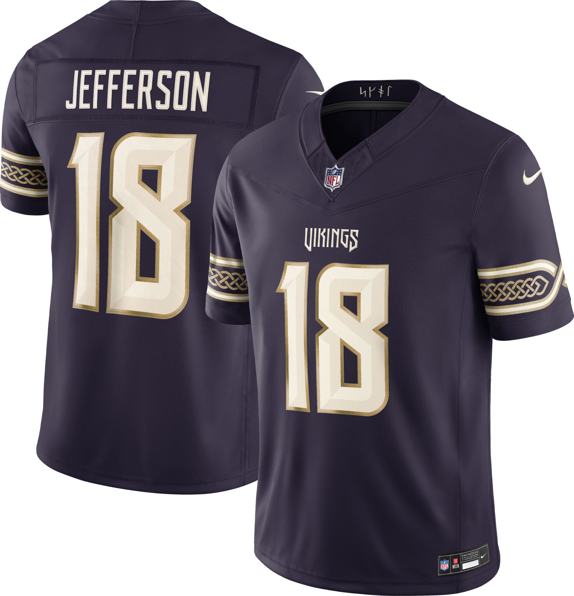 Nike Men's Minnesota Vikings Justin Jefferson NFL Rivalries