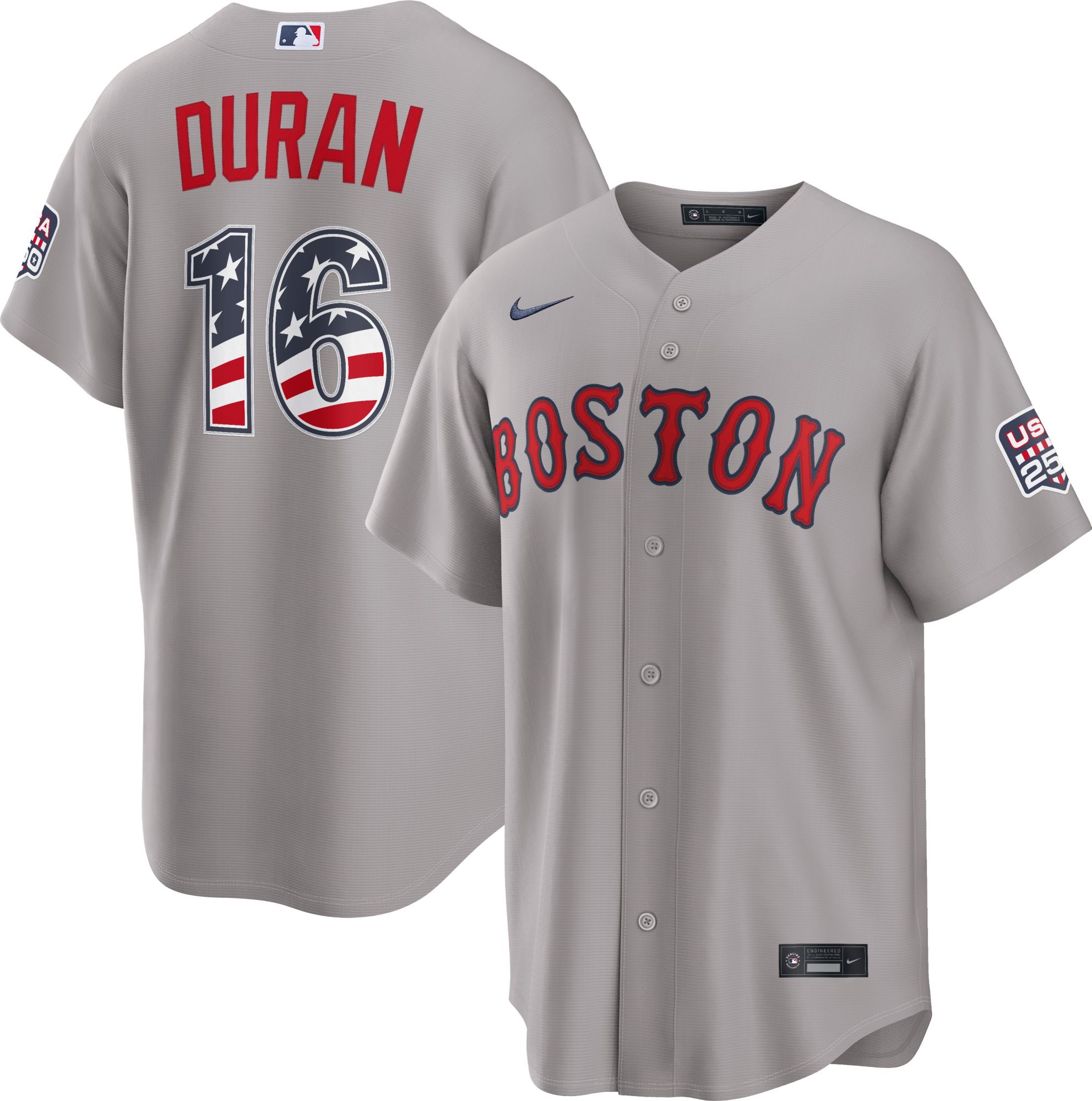 Nike Men's Boston Red Sox Jarren Duran #16 4th of July Road