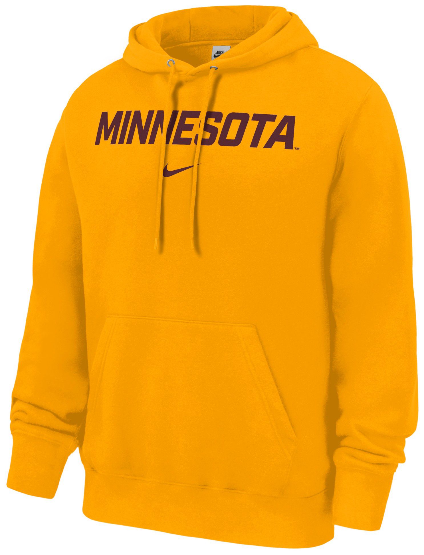 Nike Men's Minnesota Golden Gophers Gold Club Fleece Hoodie