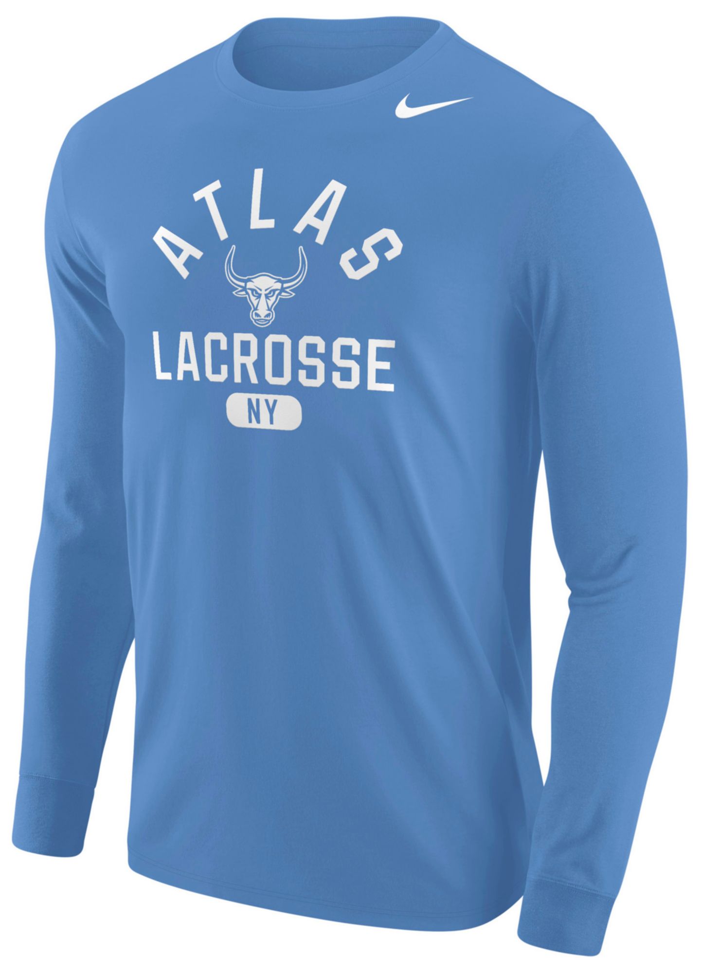 トップス nike tharmal iceblue L/S mens USA Nike Men's New York Atlas Light Blue Long Sleeve Shirt | Dick's