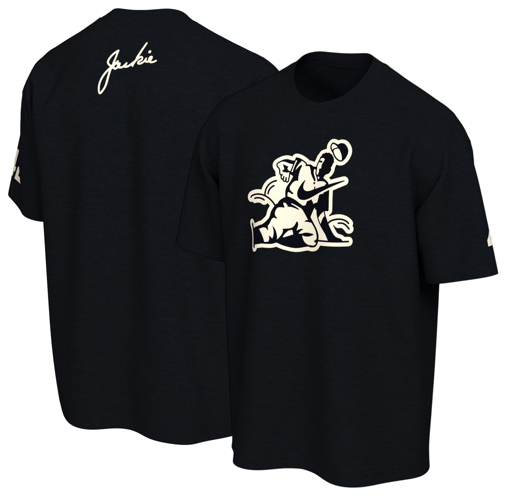 Nike Men's Los Angeles Dodgers Black Jackie Robinson T-Shirt