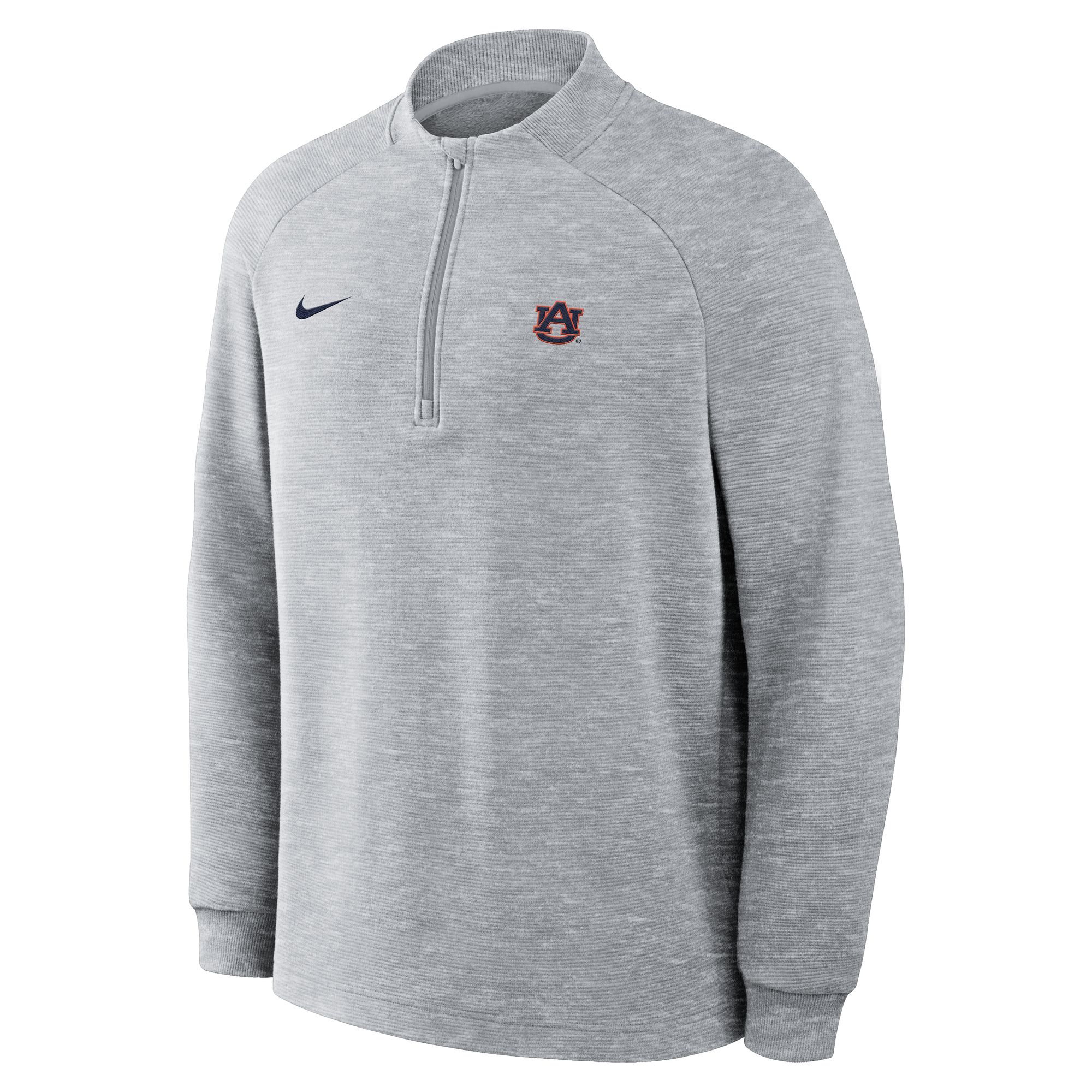 Nike Men's Auburn Tigers Wolf Grey Par 5 Logo Half Zip | Dick's