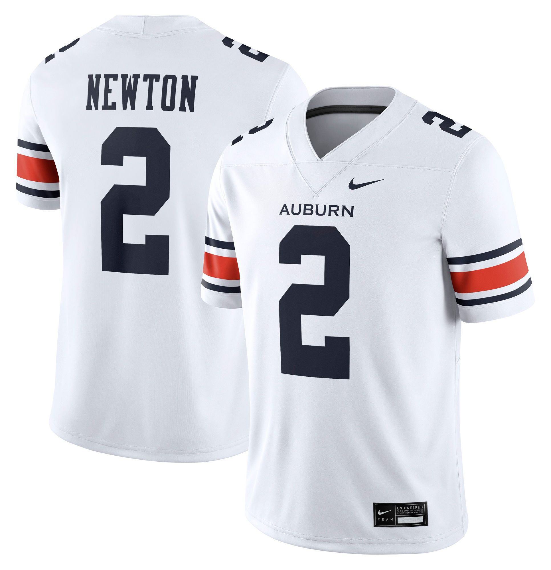 Nike アメリカンフットボール Hobbsユニフォーム Nike Men's Auburn Tigers Cam Newton #2 White Jersey | Dick's