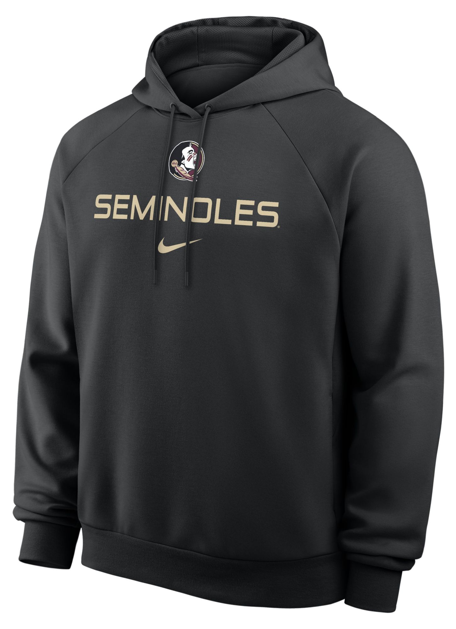 Nike Men's Florida State Seminoles Black Dri-FIT Primary Fleece