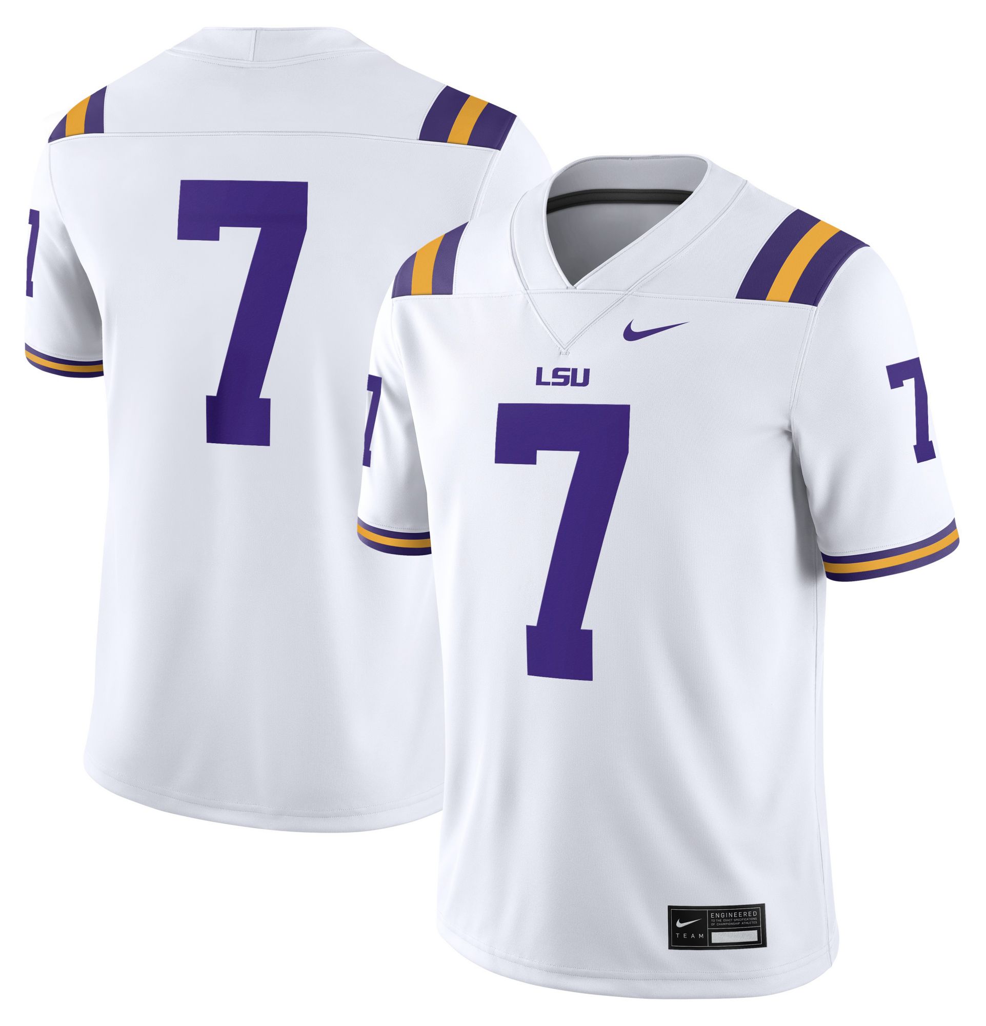 Nike Men's LSU Tigers #7 Replica Road Jersey | Dick's Sporting Goods