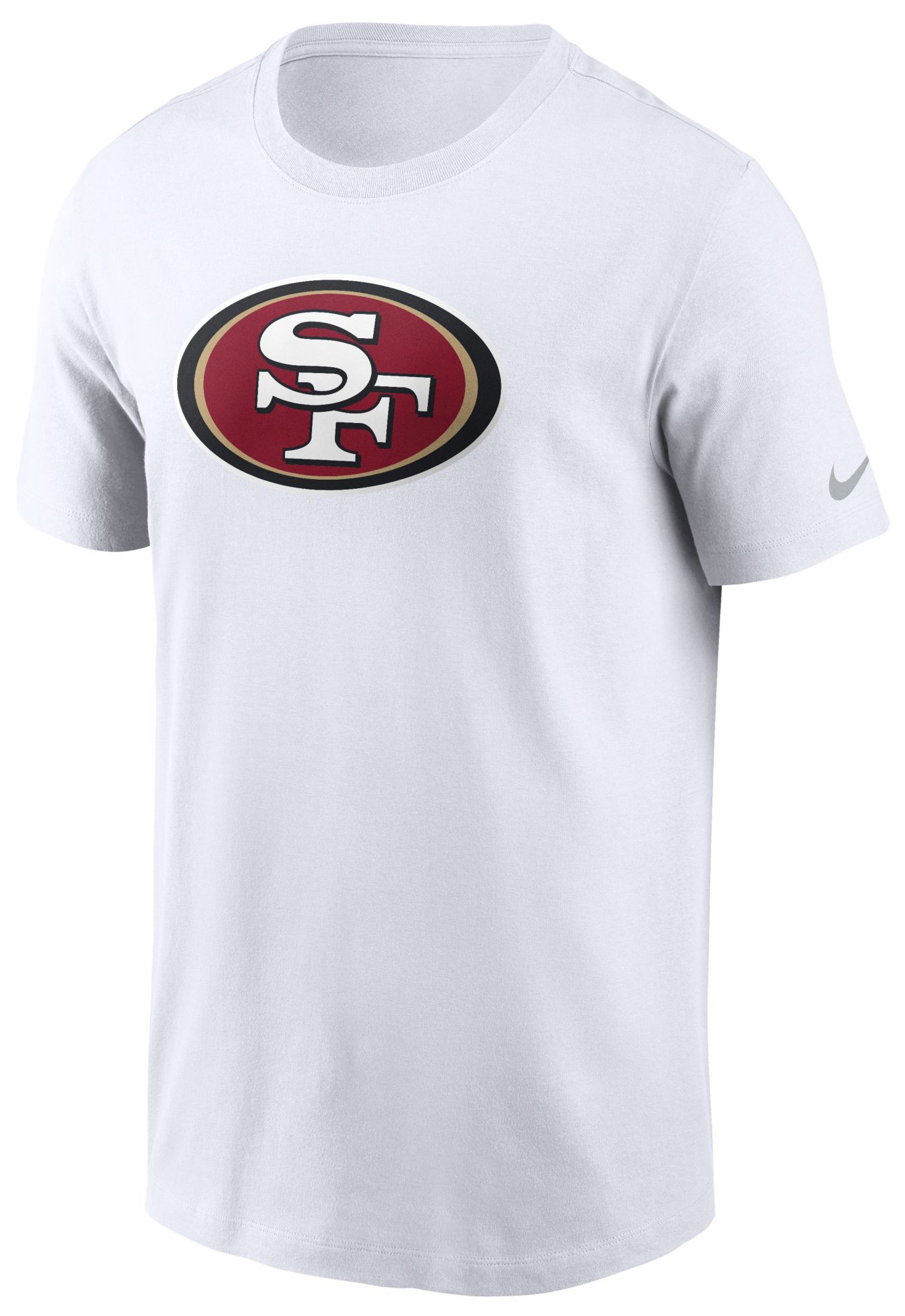 Nike Men's San Francisco 49ers White Essential Logo T-Shirt