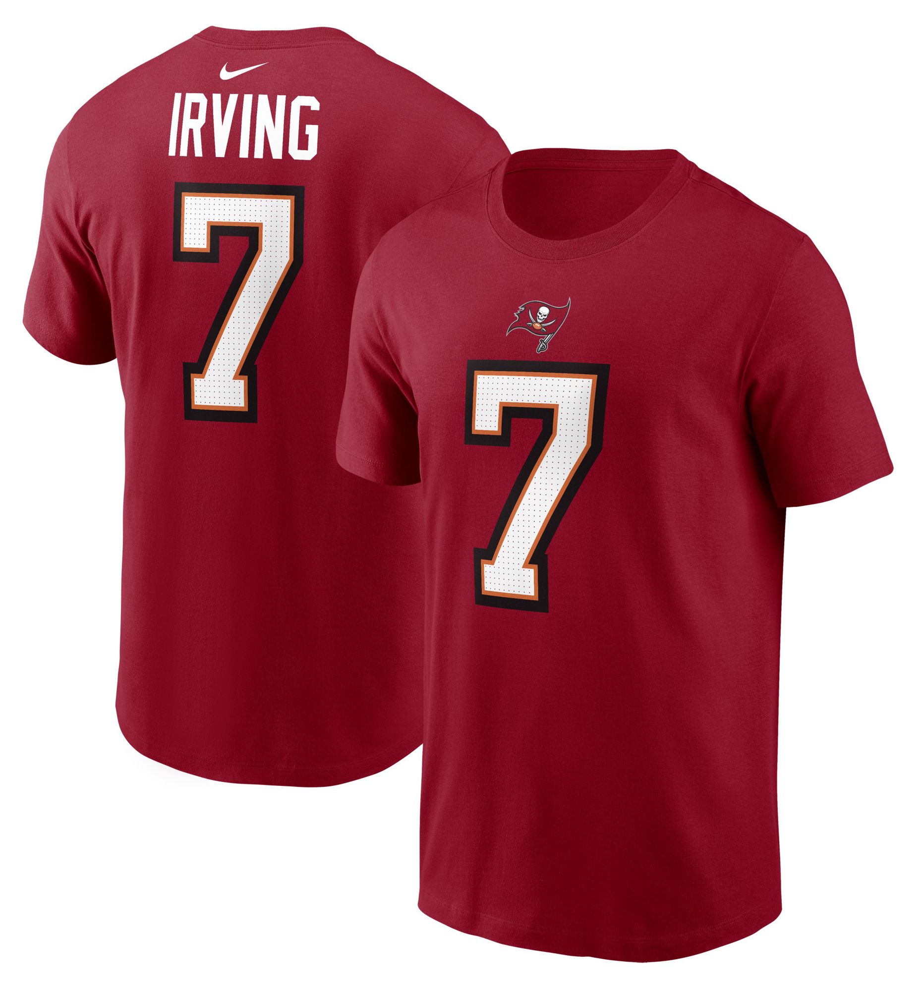 ウィッチャー コービー ユニフォーム Nike Men's Tampa Bay Buccaneers Red Bucky Irving #7 T-Shirt