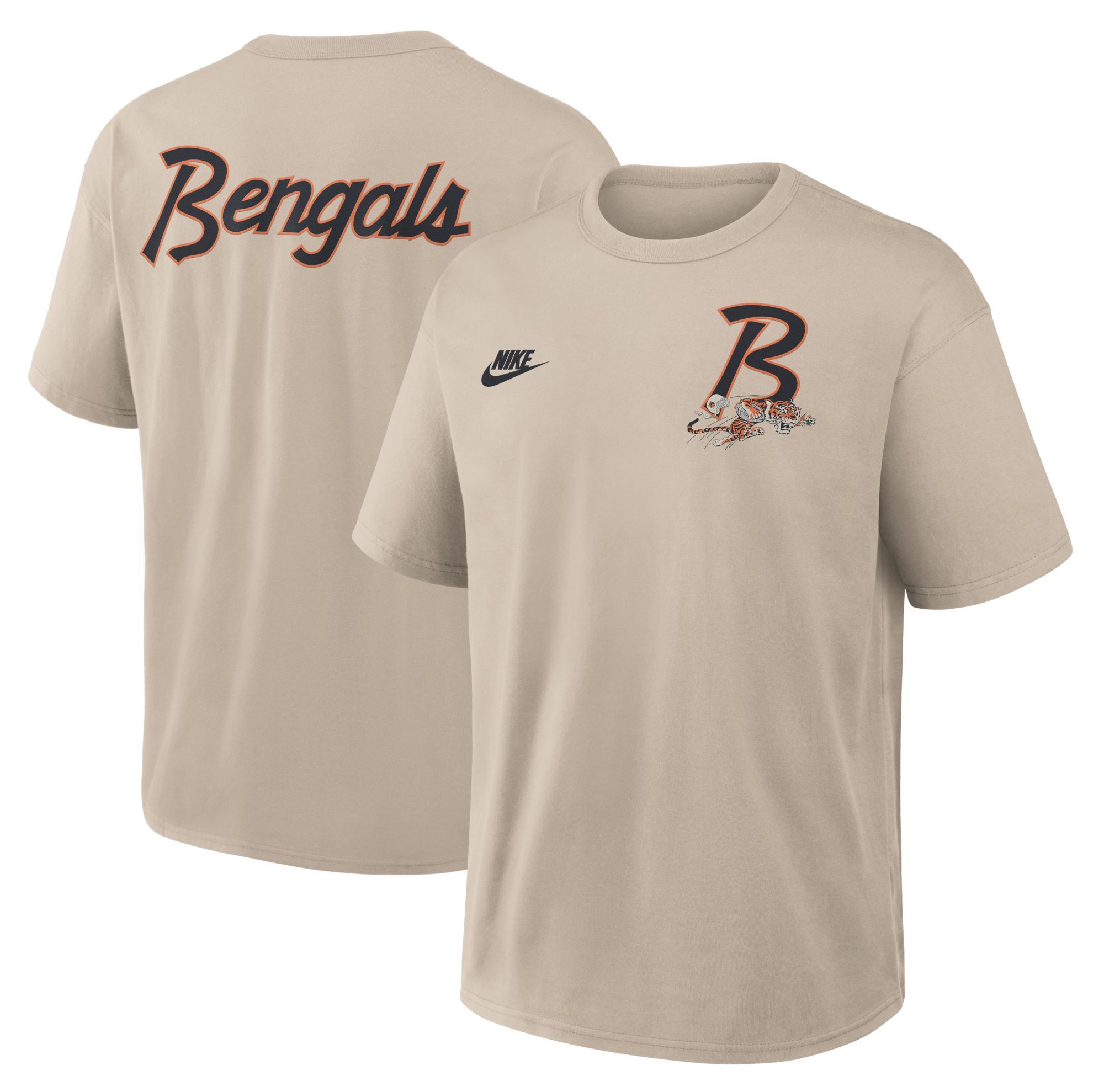Nike Men's Cincinnati Bengals Desert Sand Rewind Max90 T-Shirt
