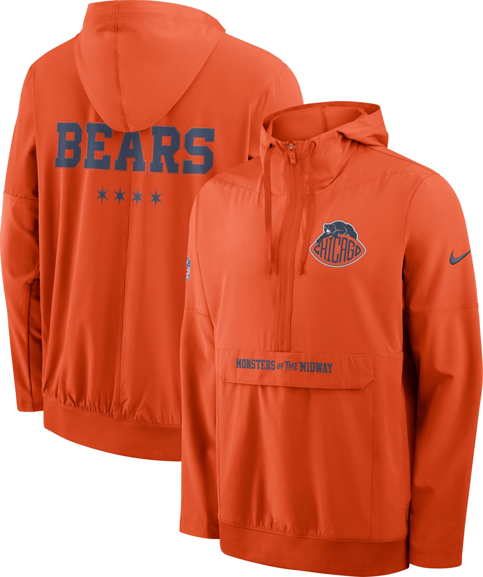 Nike Men's Chicago Bears NFL Rivalries Anorak Jacket | Dick's