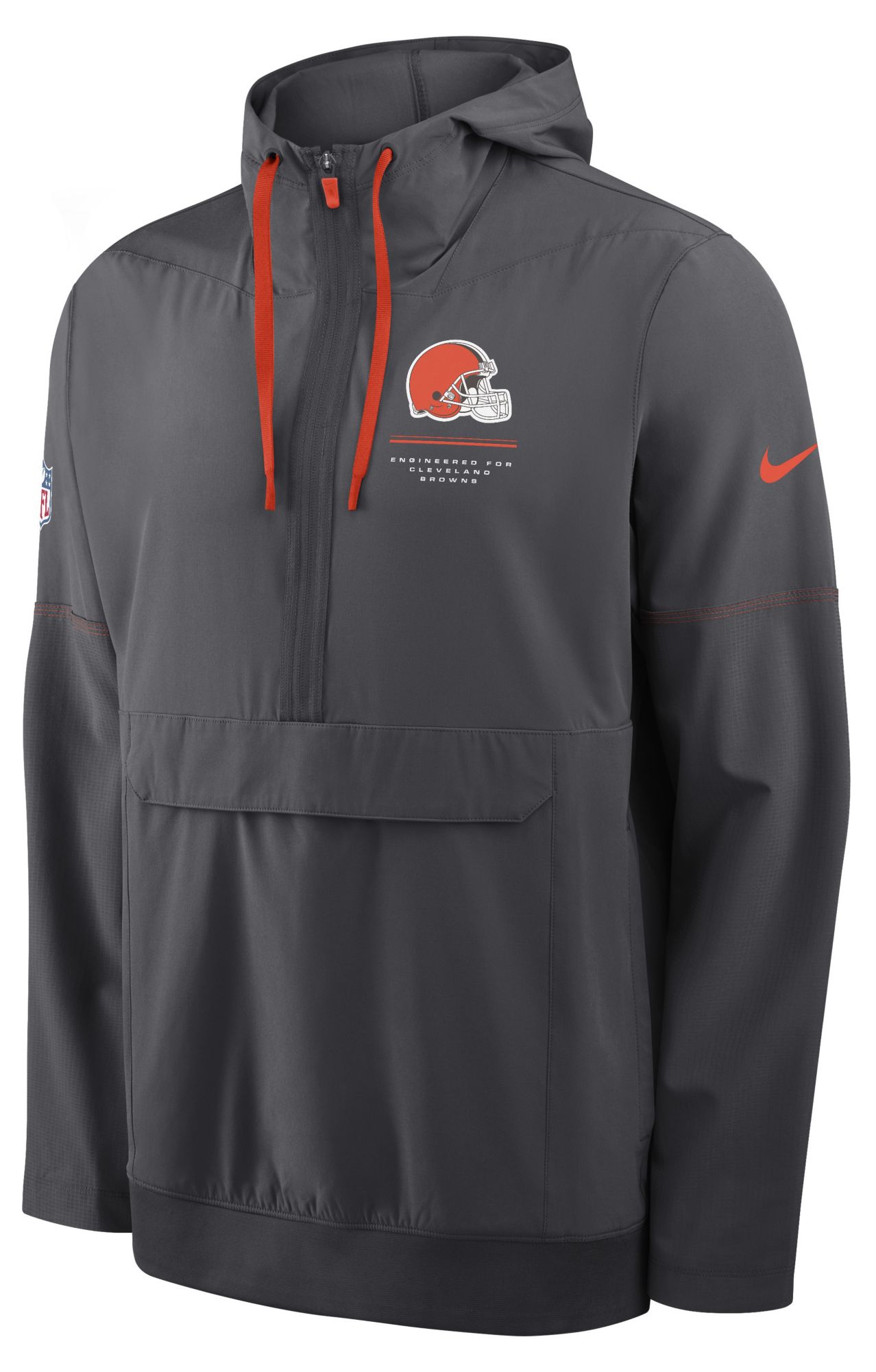 Nike Men's Cleveland Browns Anthracite Anorak Jacket | Dick's