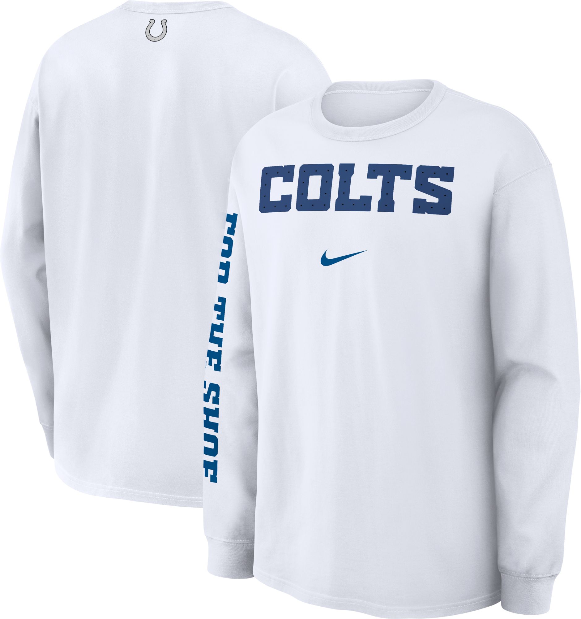 Nike Men's Indianapolis Colts NFL Rivalries Max90 Long Sleeve