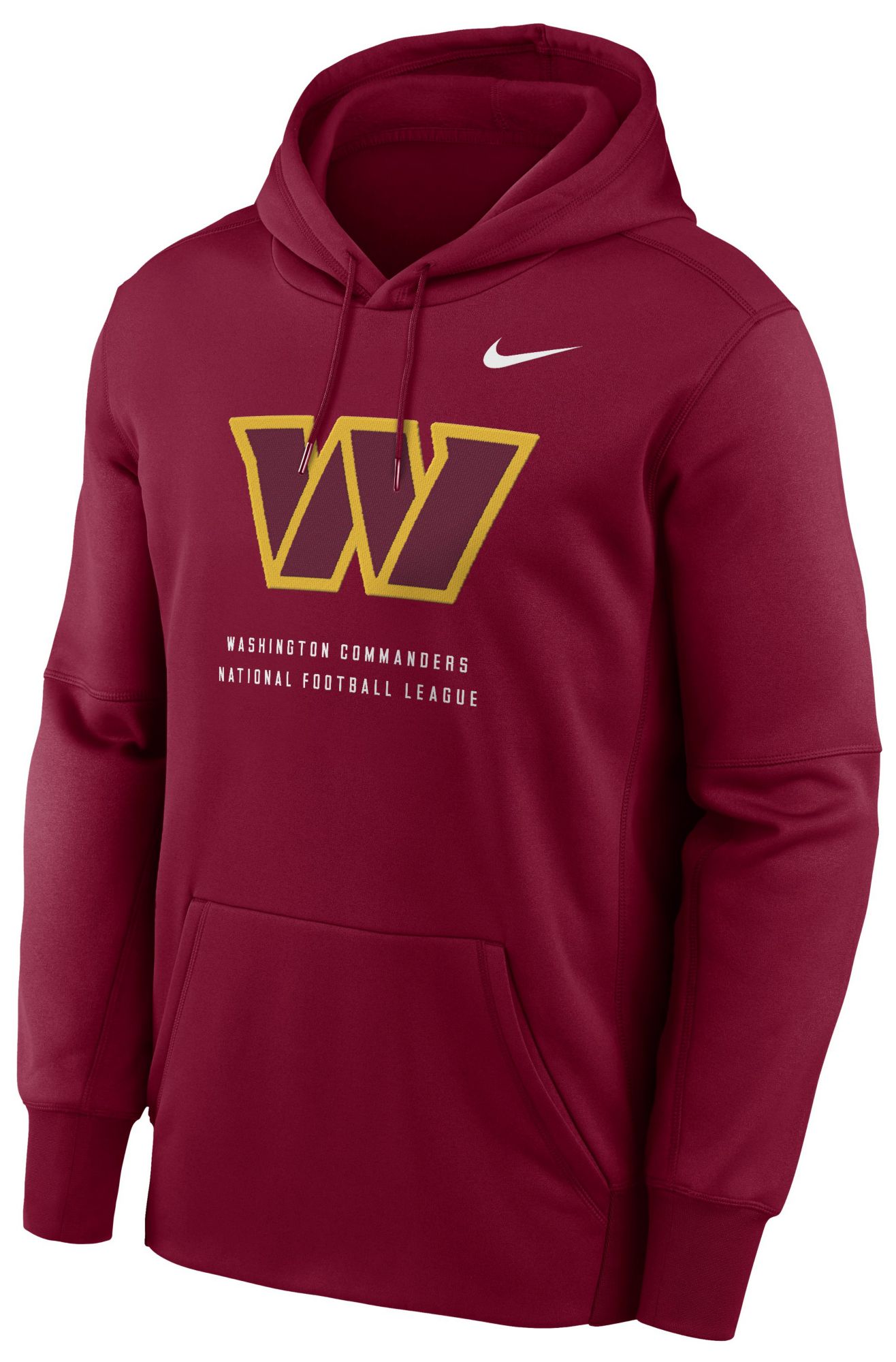 Nike Men's Washington Commanders Team Red Therma Fleece Hoodie