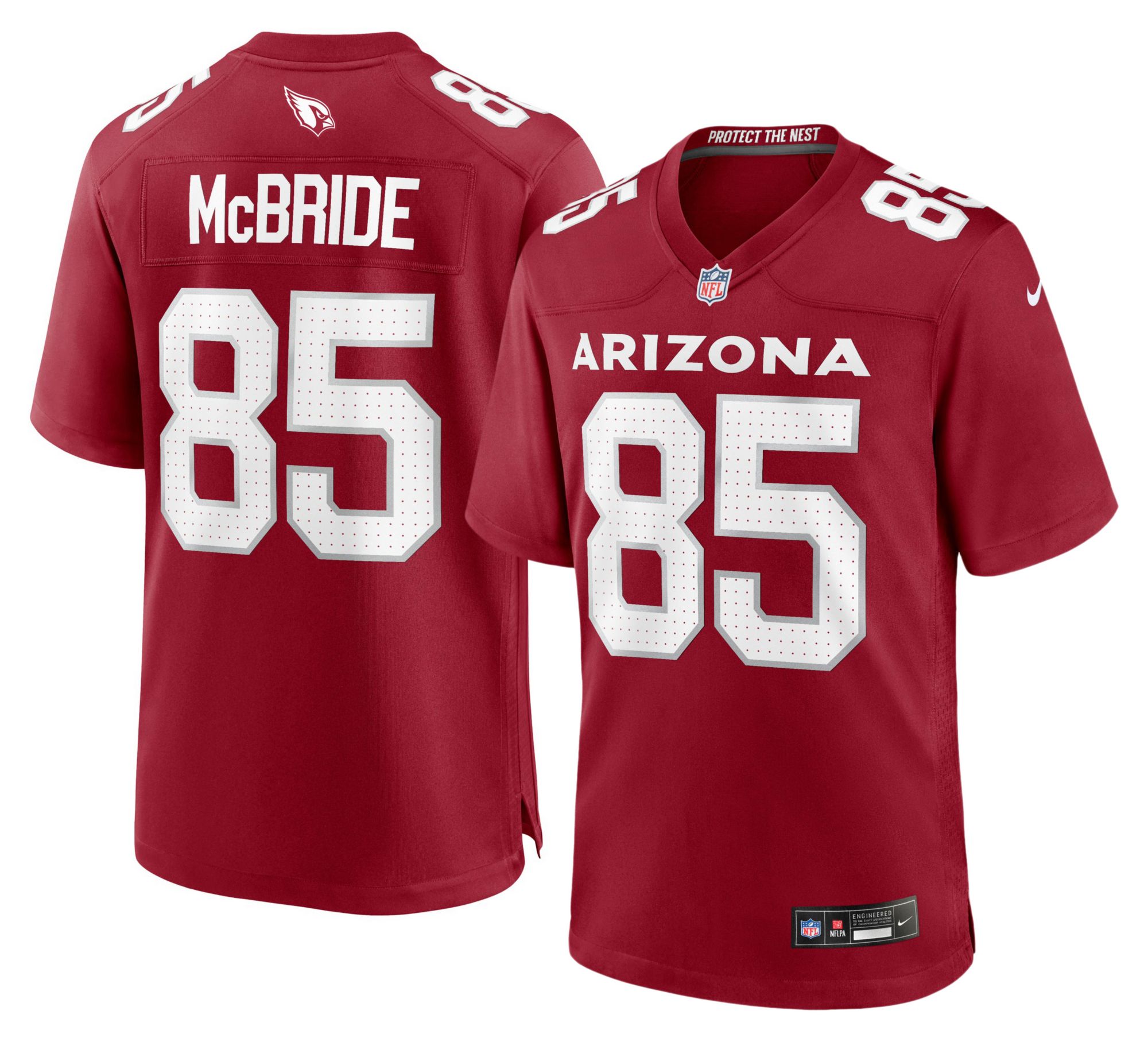 Nike Men's Arizona Cardinals Trey McBride #85 Tough Red Home Game