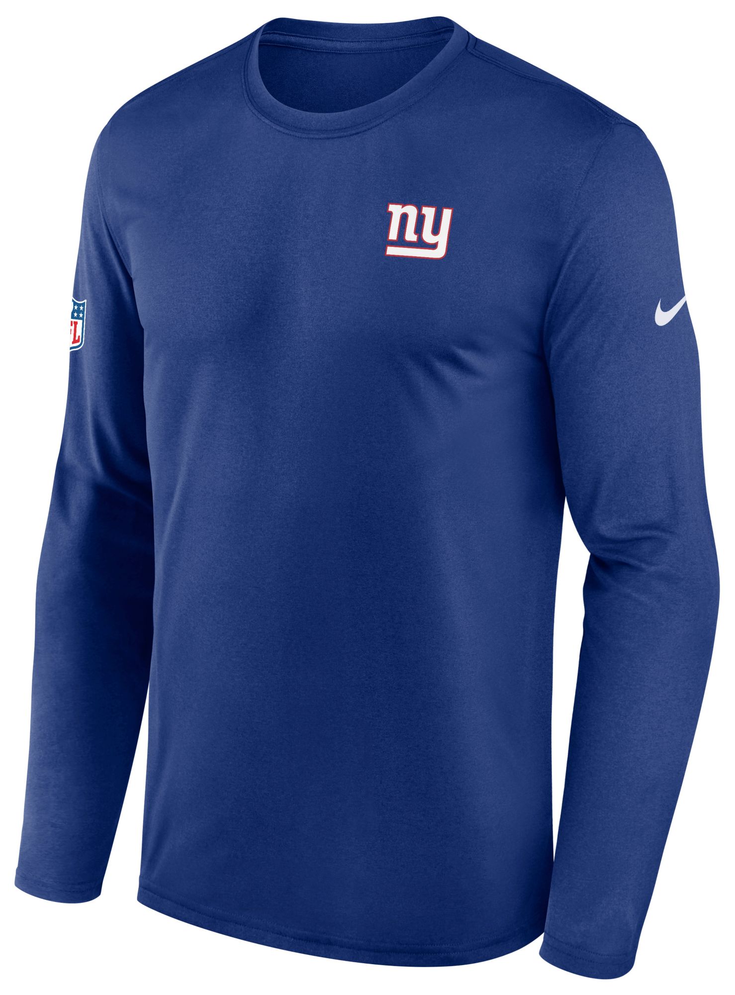 ny giants dress shirt Women's Cutter & Buck Powder Blue New York Giants Throwback Logo Oxford Stretch Long Sleeve Button-Up Shirt Size: Small