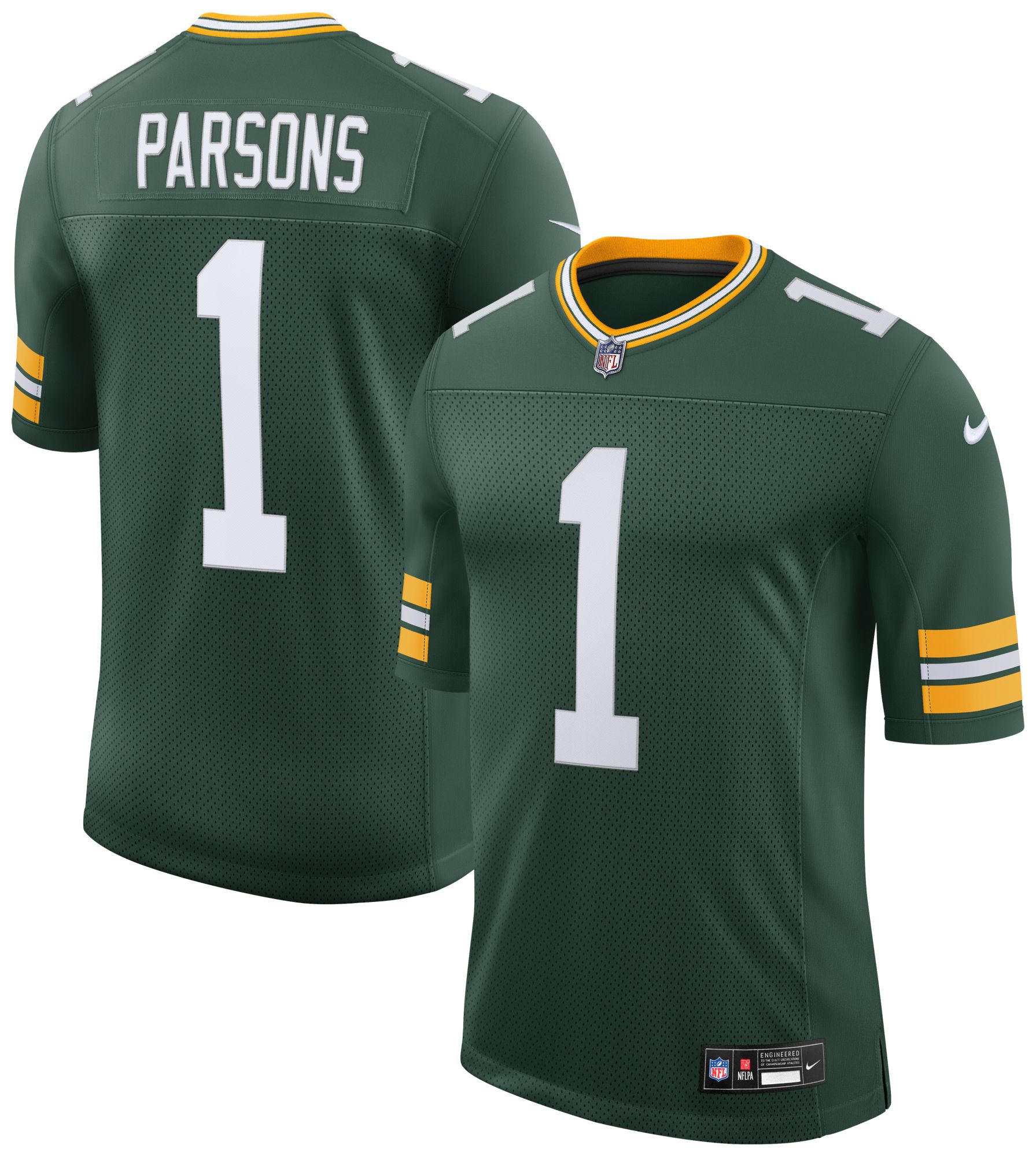 Nike Men's Green Bay Packers Green Micah Parsons #1 Home Limited