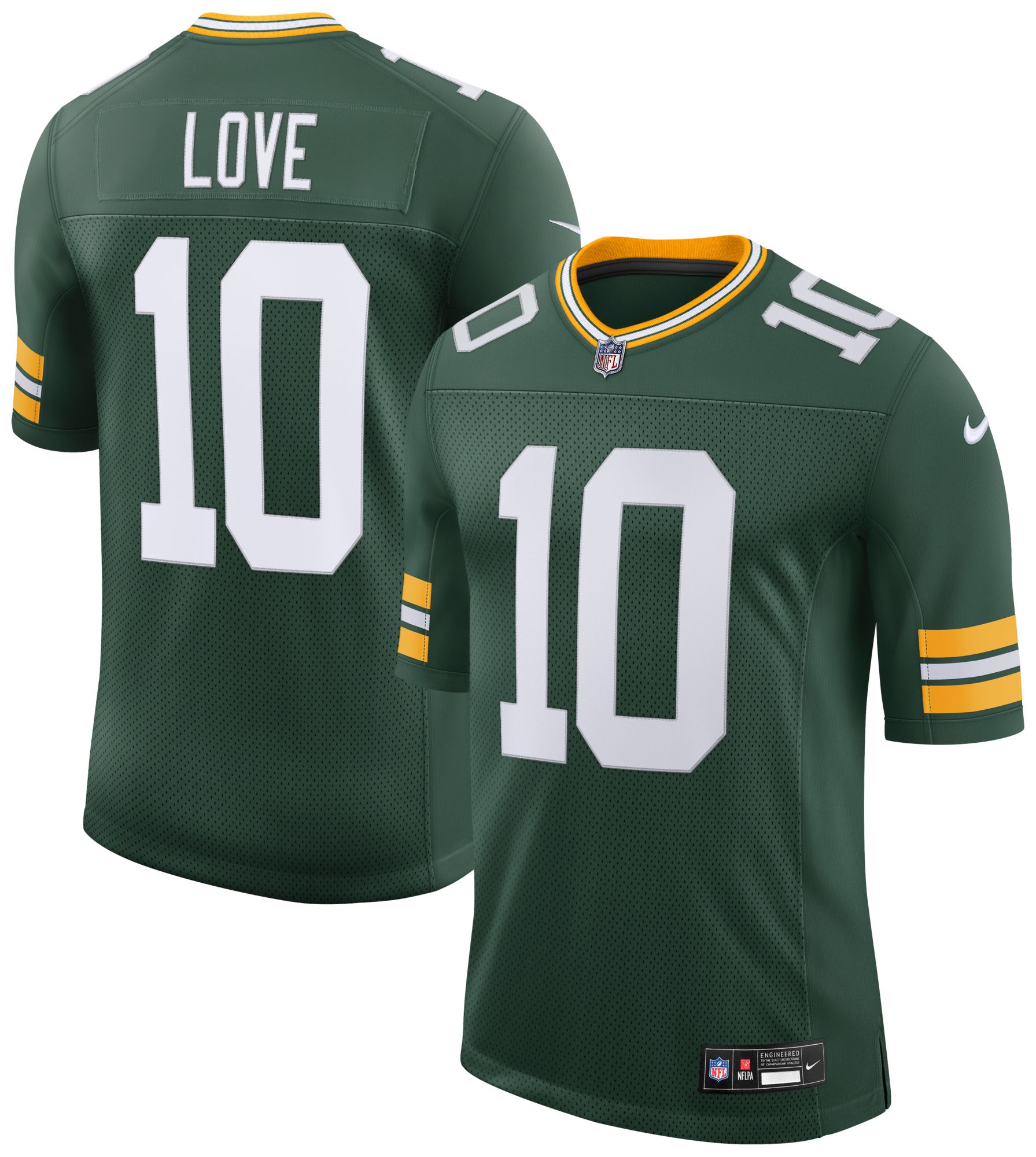 グリーンベイ・パッカーズ LOVE ユニフォーム XL Nike Men's Green Bay Packers Green Jordan Love #10 Home Limited
