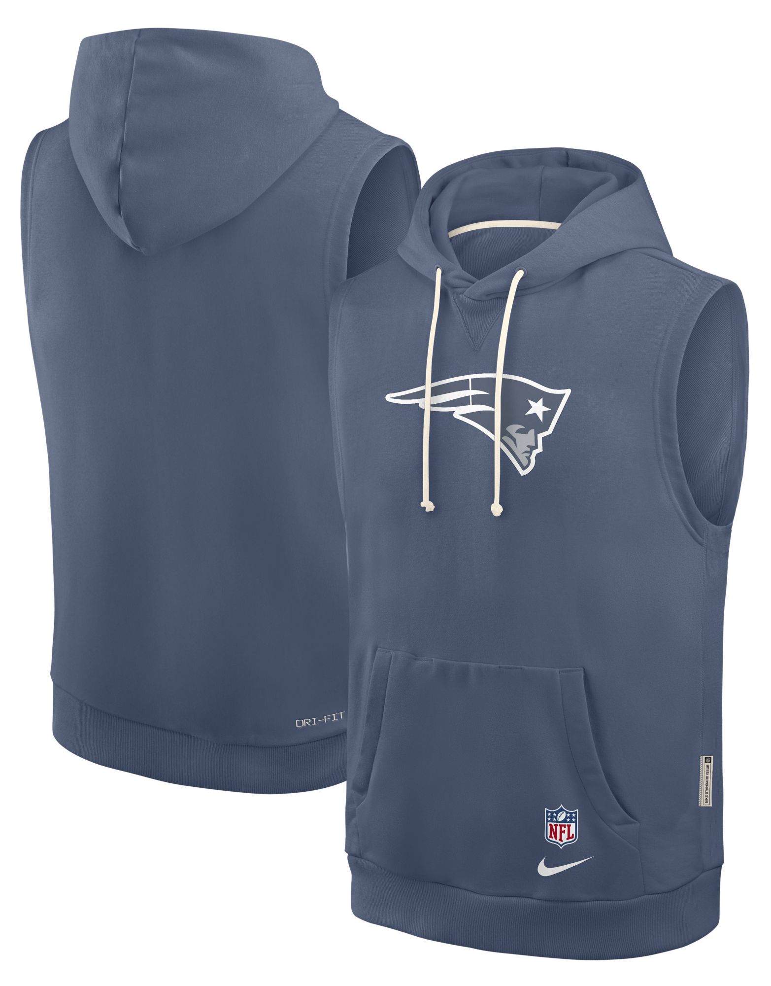 Nike Men's New England Patriots NFL Rivalries Sleeveless Hoodie