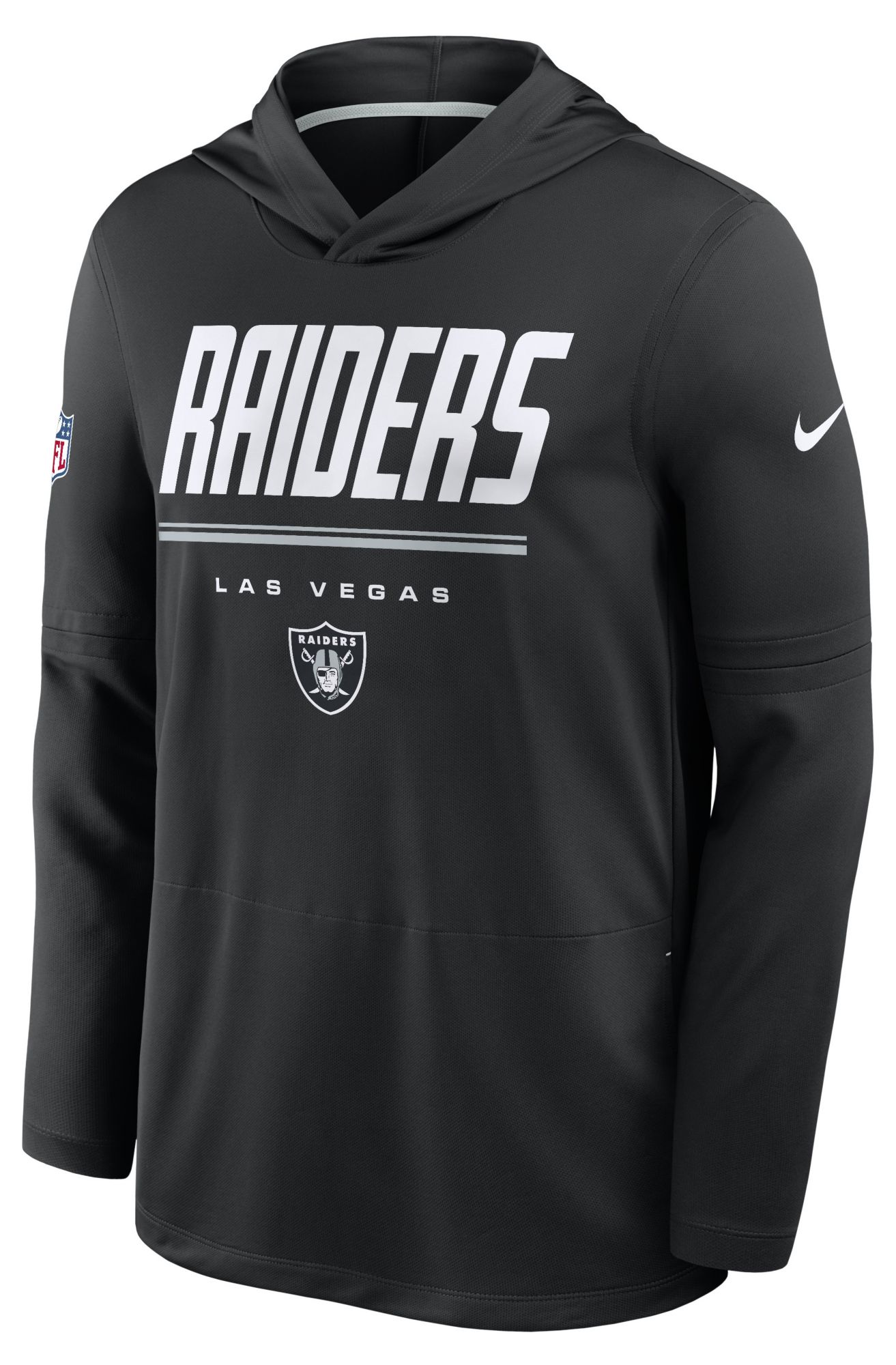 Nike Men's Las Vegas Raiders Black Long Sleeve Hooded Top | Dick's