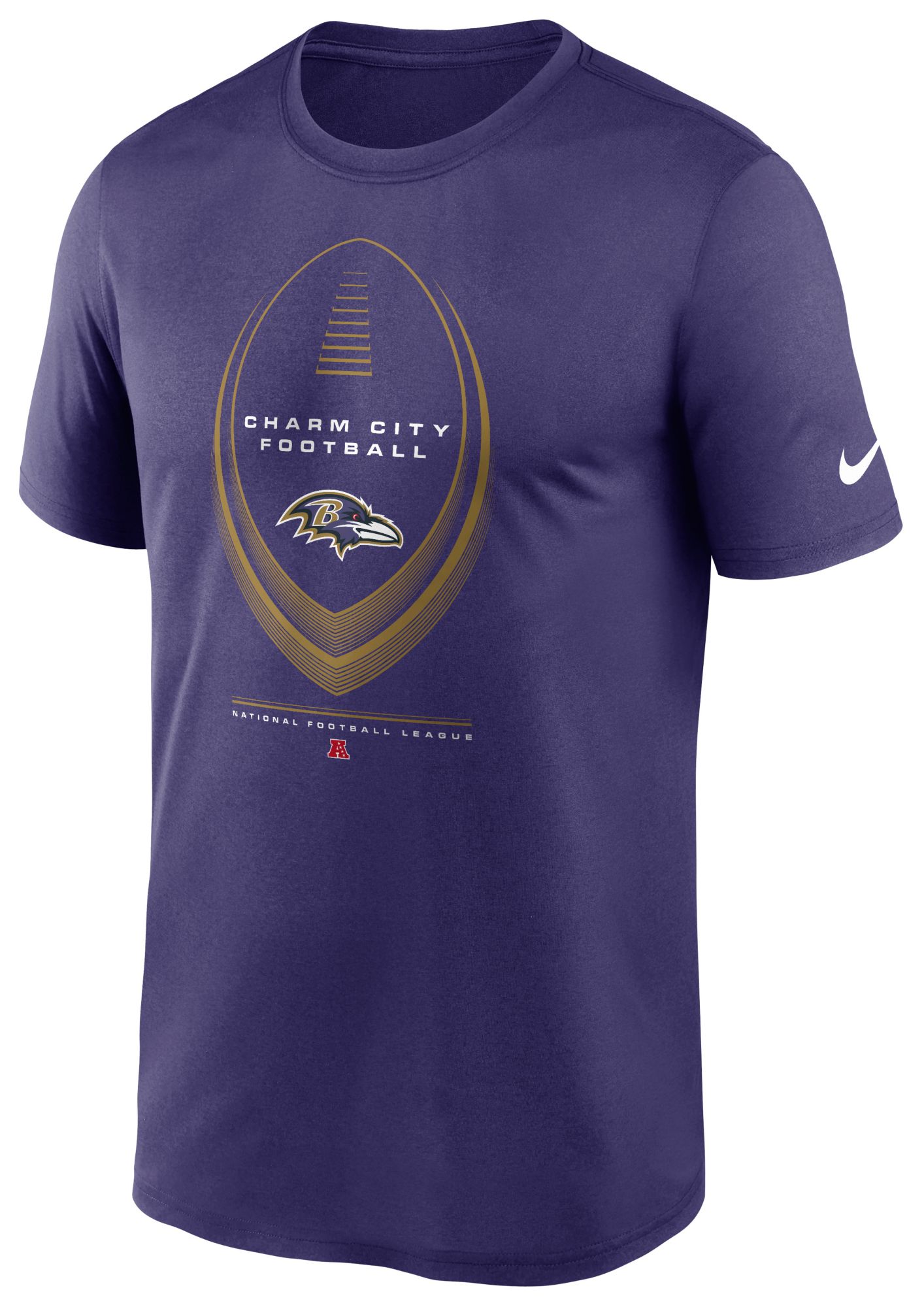 Nike Men's Baltimore Ravens Purple Icon Legend T-Shirt | Dick's
