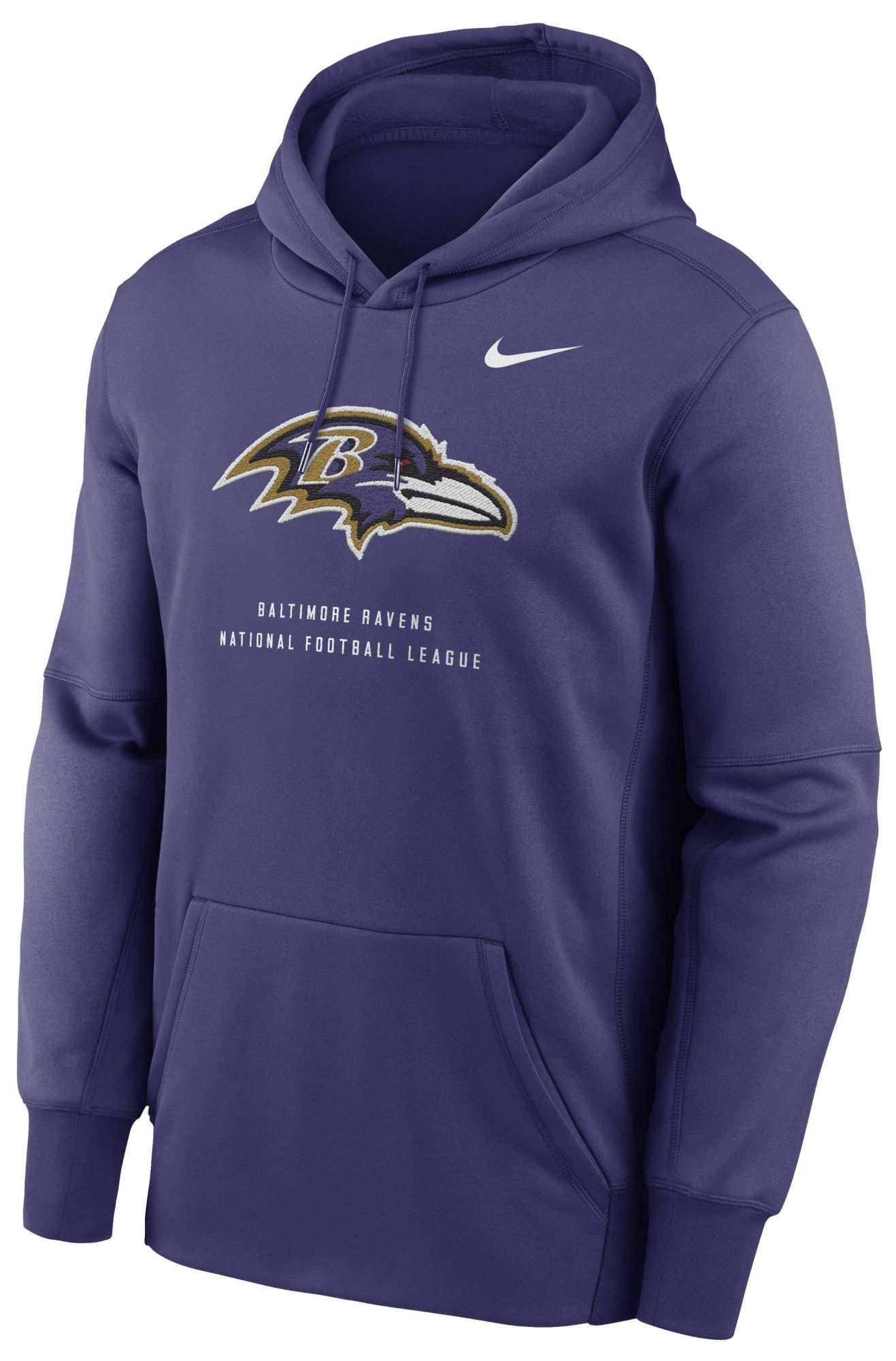 Nike Men's Baltimore Ravens New Orchid Therma Fleece Hoodie
