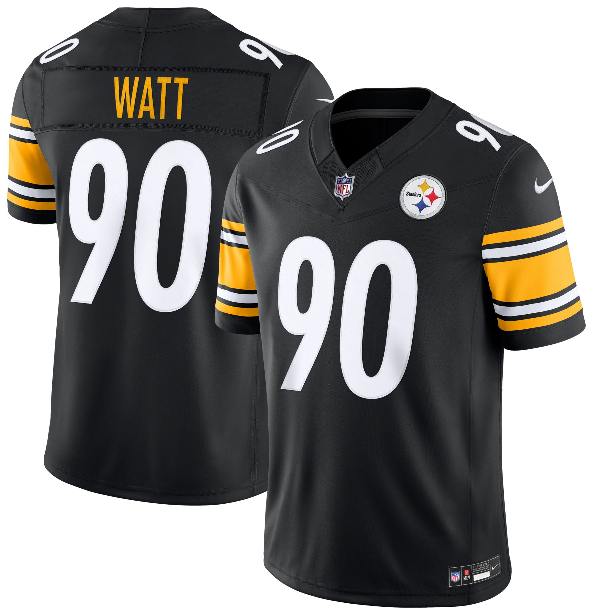 NFL スティーラーズ Ｔ.Ｊ・ワット NIKE リミテッドジャージ【LG】 Nike Men's Pittsburgh Steelers Black TJ Watt #90 Limited Jersey
